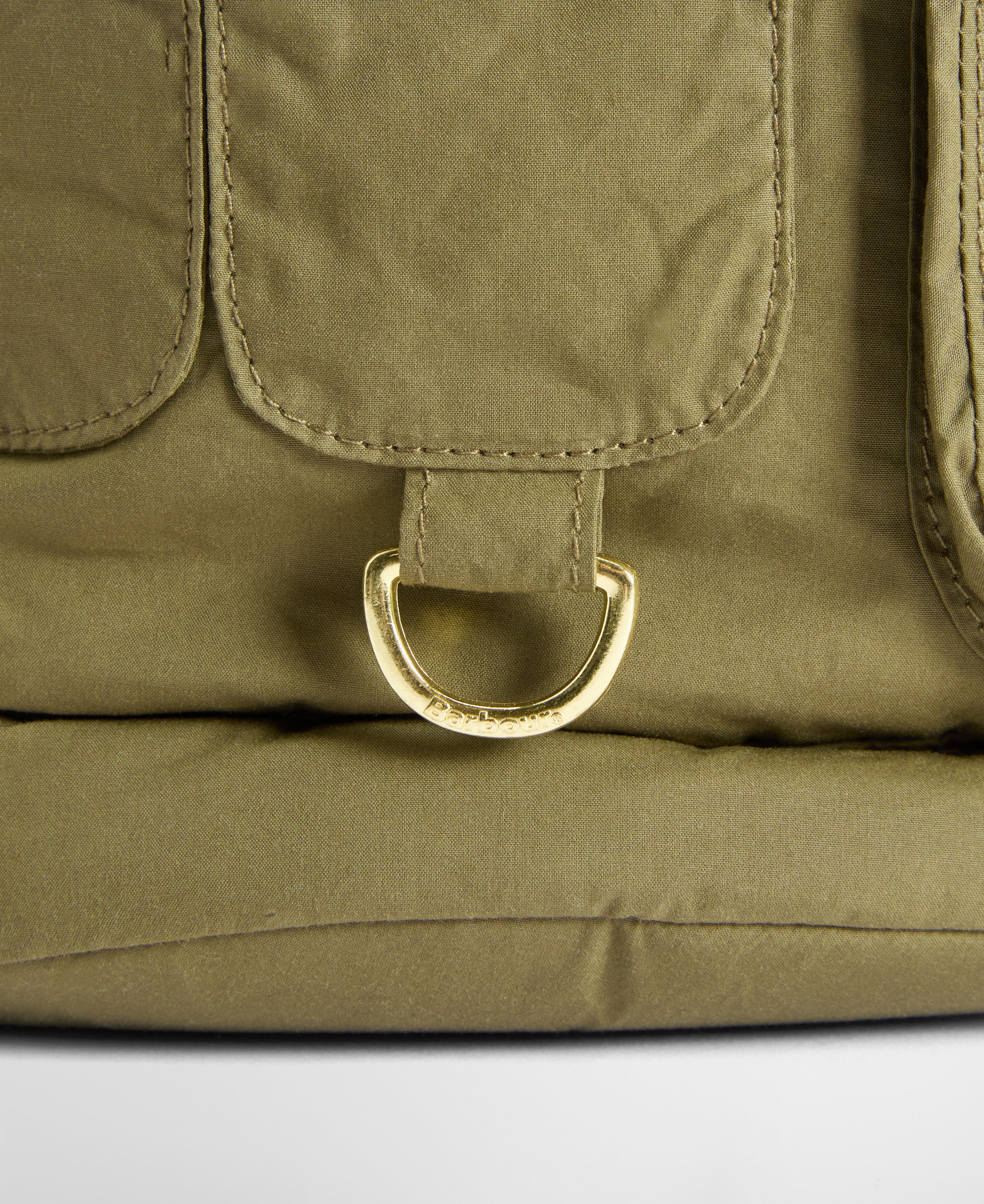 Mia Drawstring Tote Bag - Dusky Green - Image 5