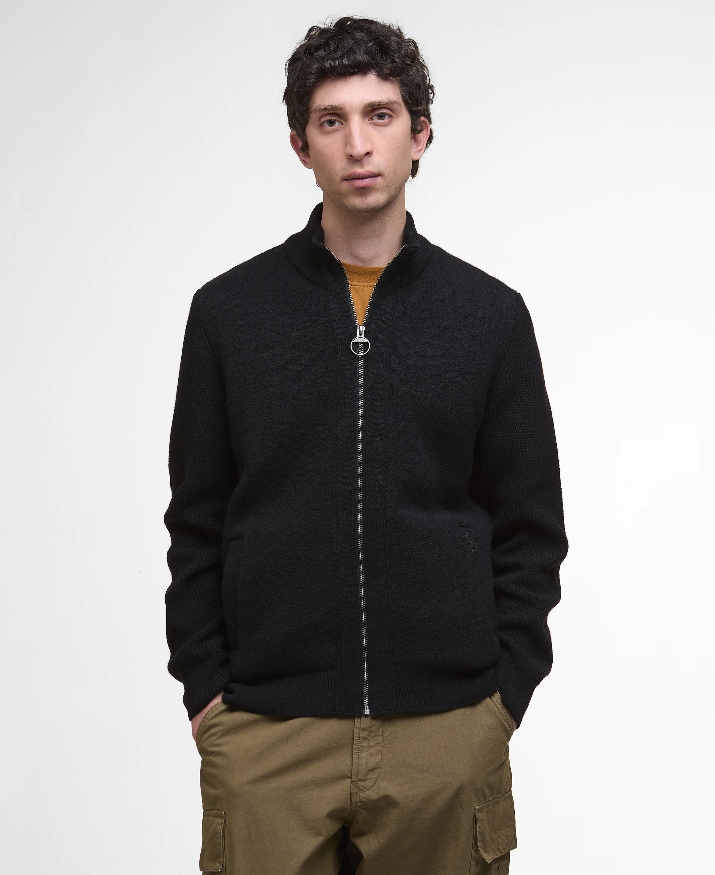 Milburn Zip Through Knitted Jumper