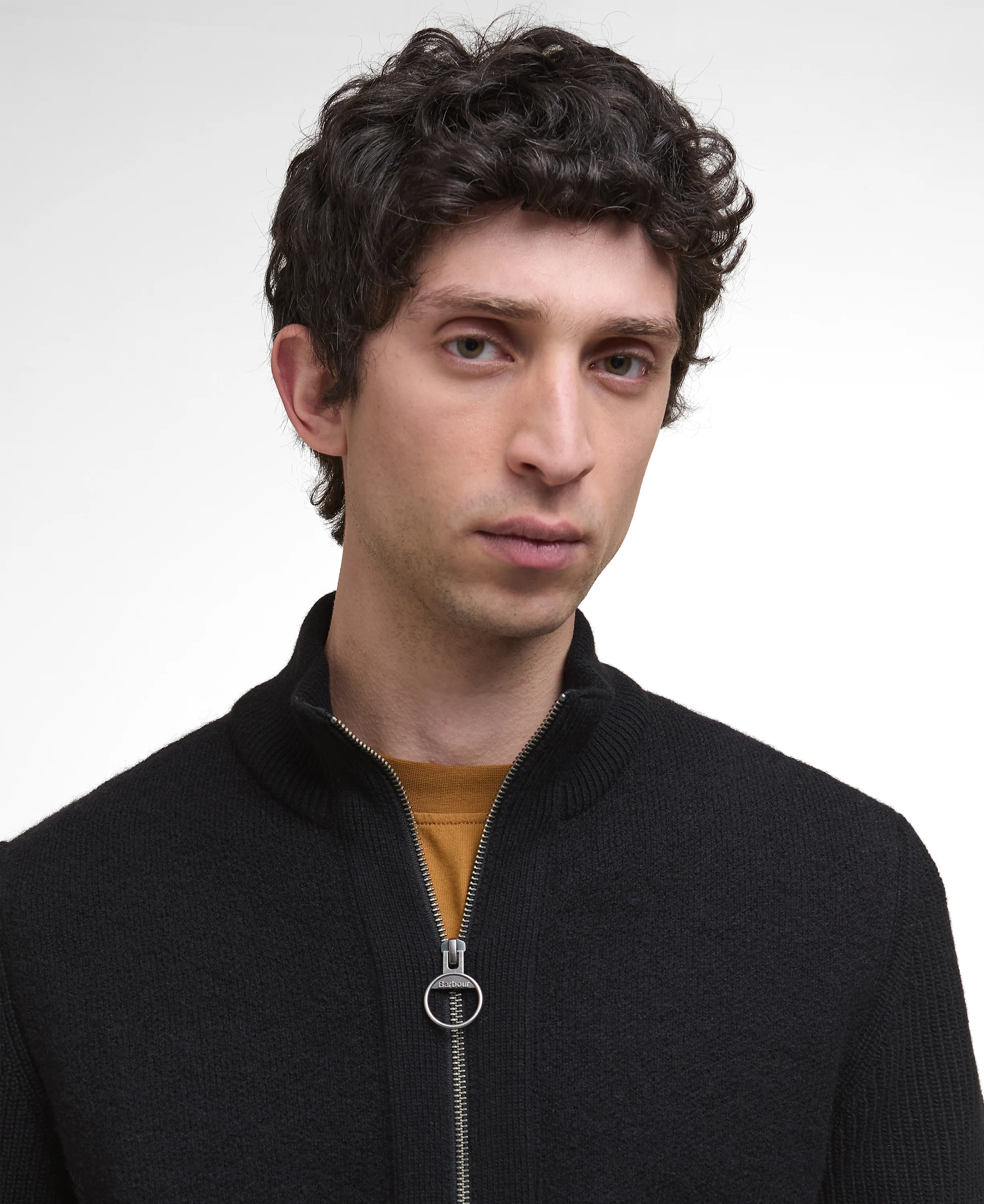 Milburn Zip Through Knitted Jumper - Image 2