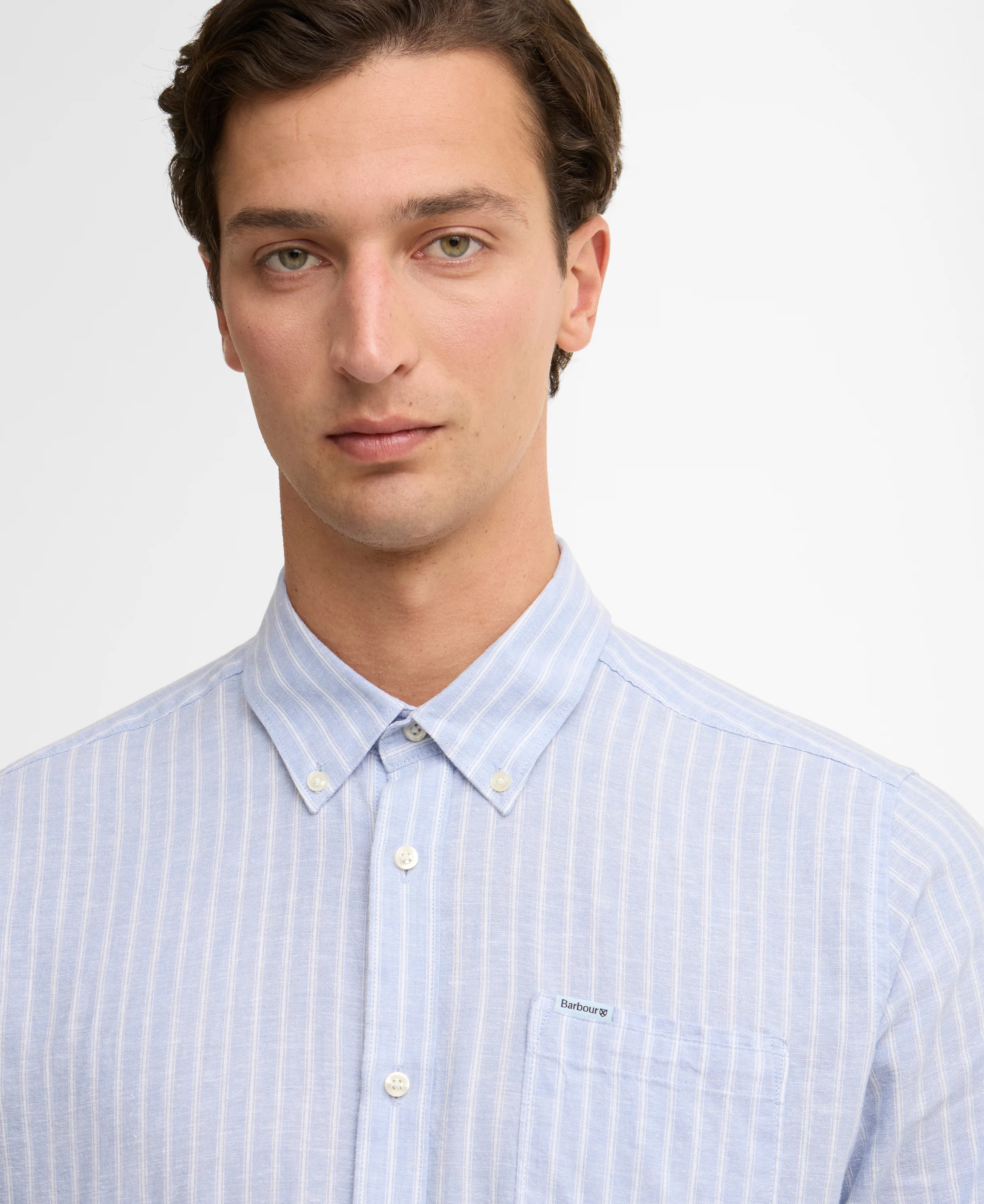 Nelson Striped Long Sleeve Tailored Shirt - Image 3