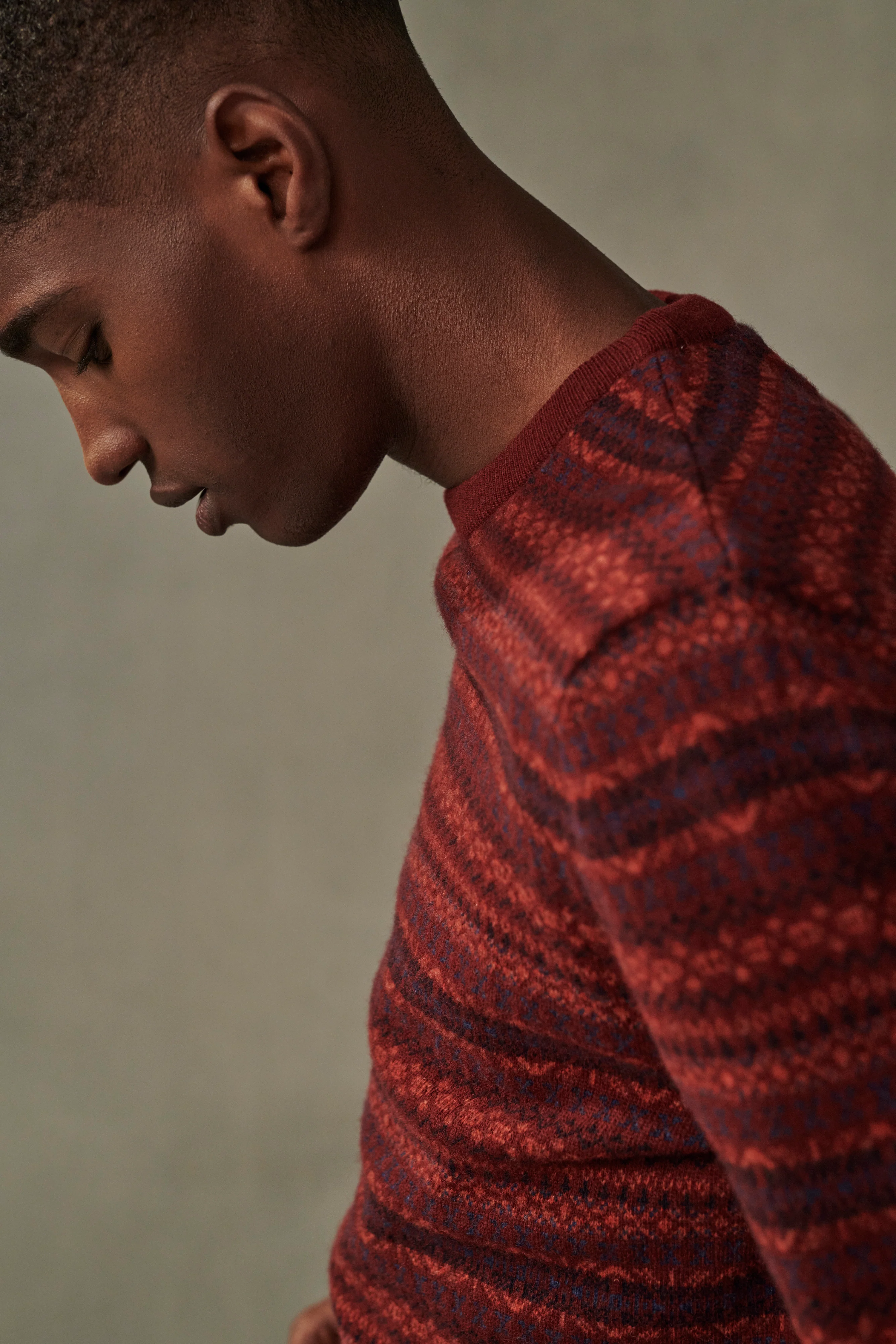 Orkney Fairisle Crew Neck Jumper - Image 4