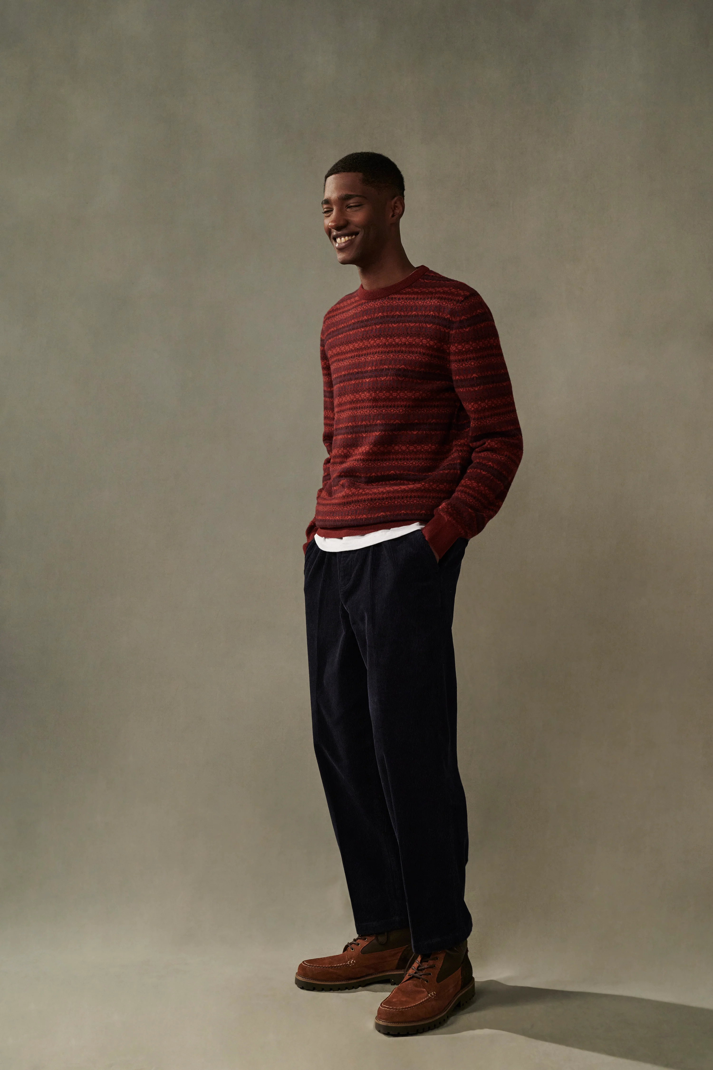 Orkney Fairisle Crew Neck Jumper - Image 7