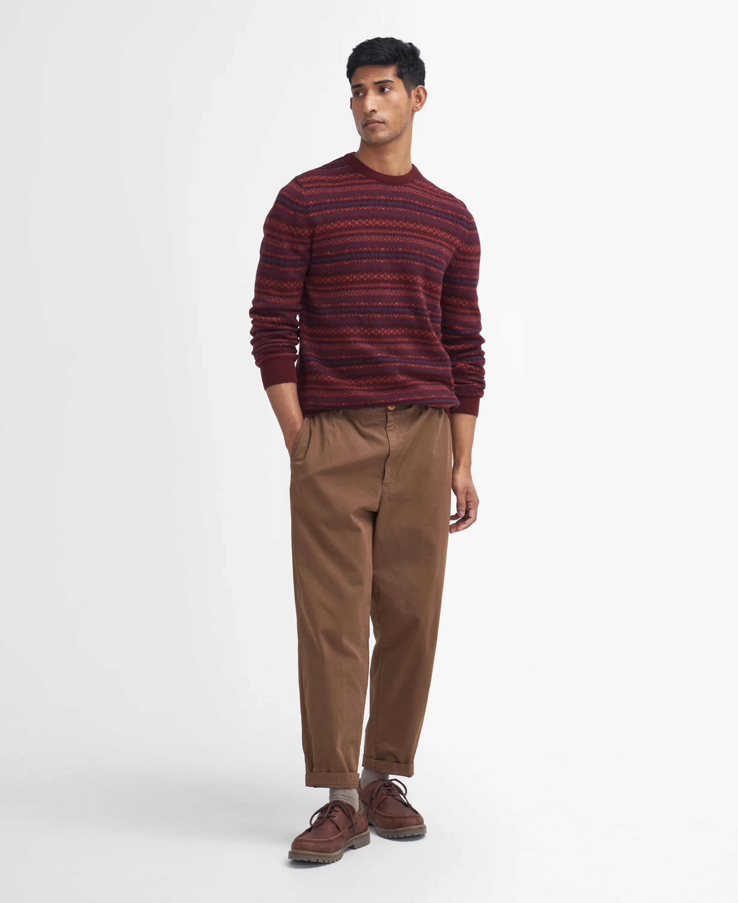 Orkney Fairisle Crew Neck Jumper - Image 9
