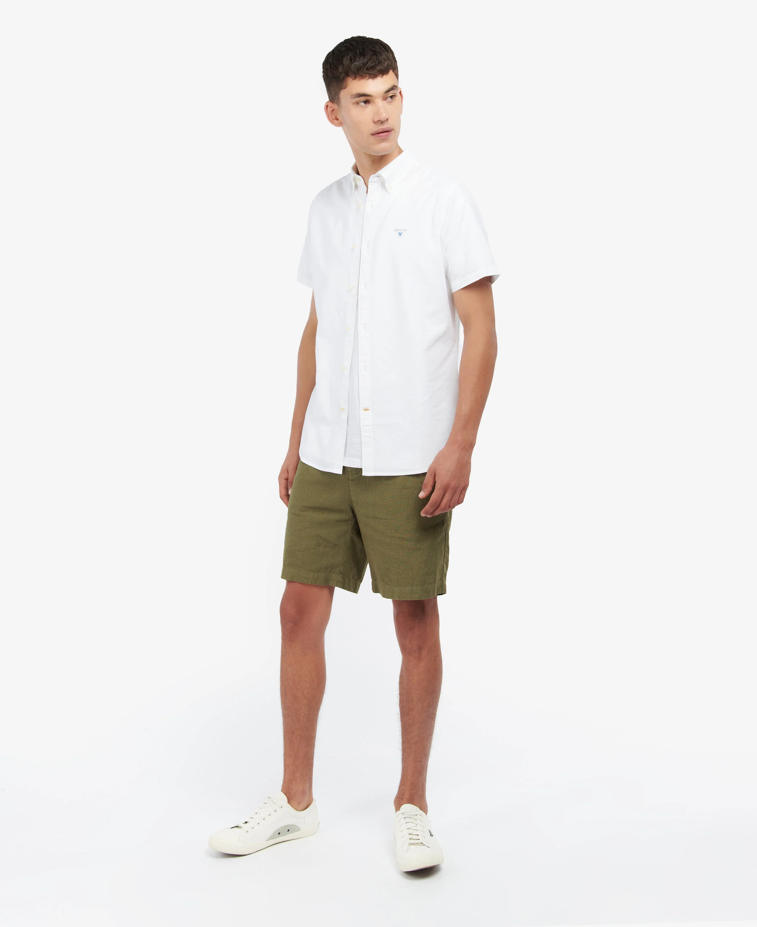 Oxford Short Sleeve Tailored Shirt - Image 7