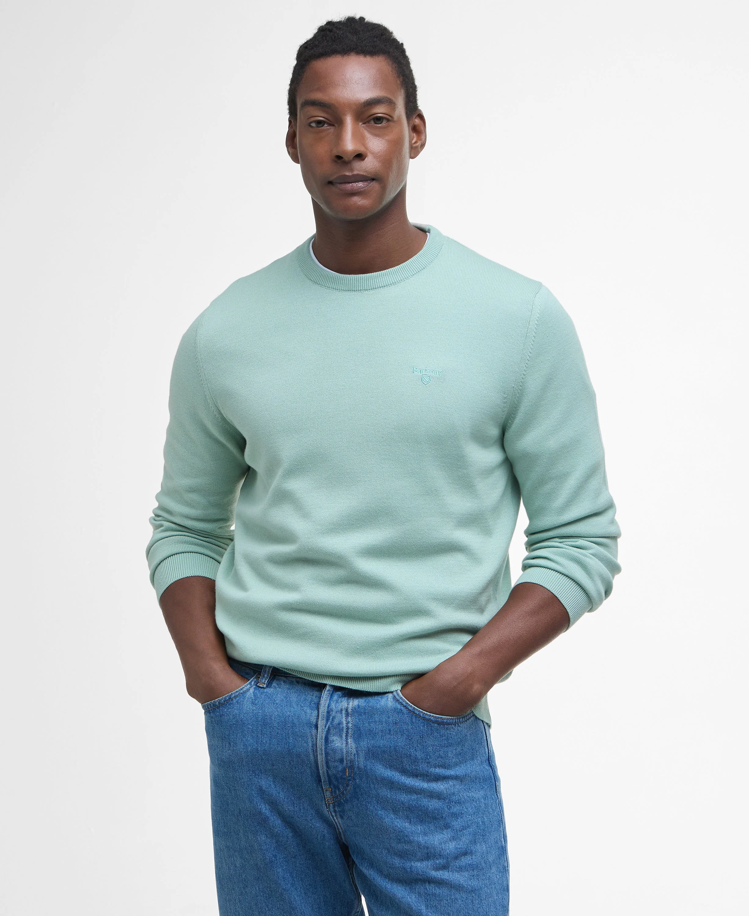 Pima Cotton Crew Neck Jumper - Image 33