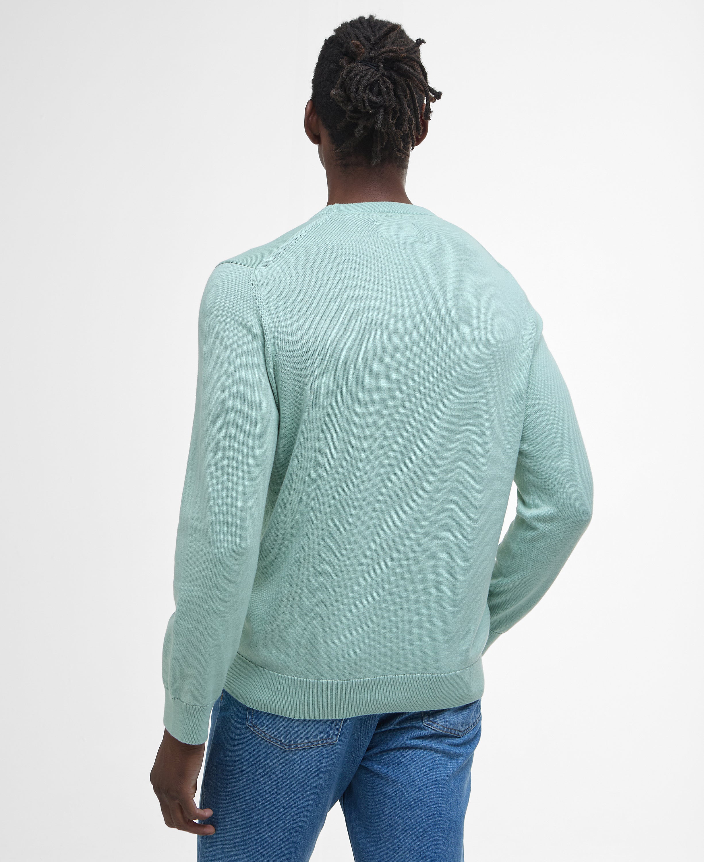 Pima Cotton Crew Neck Jumper - Image 36
