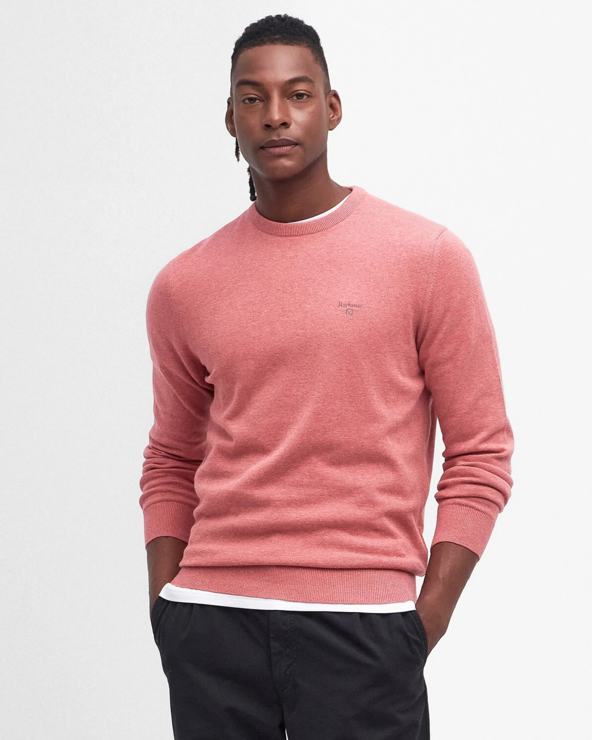 Pima Cotton Crew Neck Jumper - Image 6