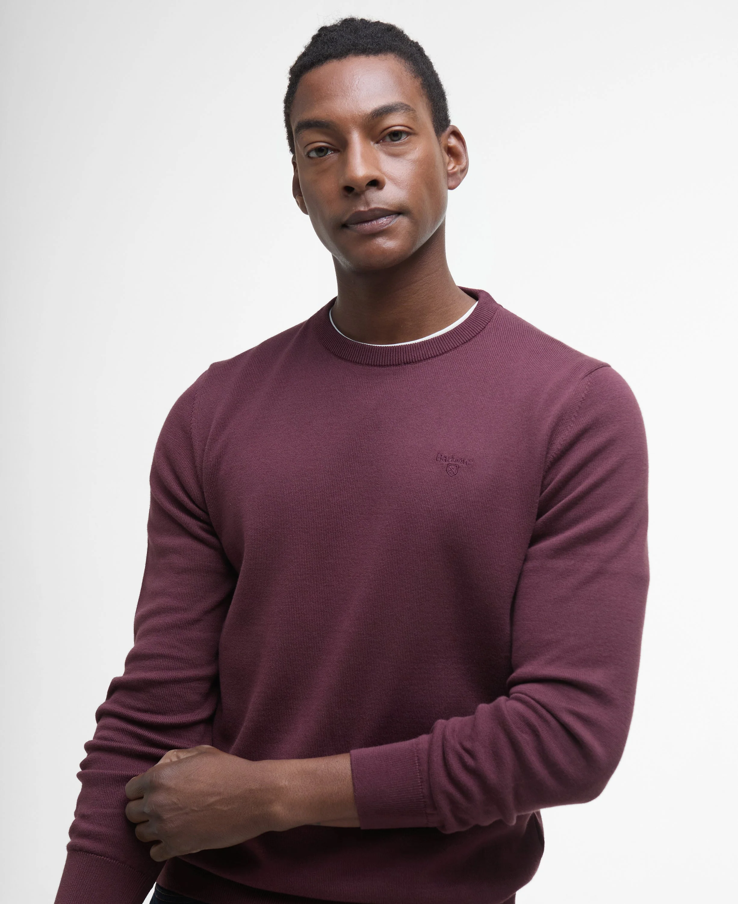 Pima Cotton Crew Neck Jumper - Image 66