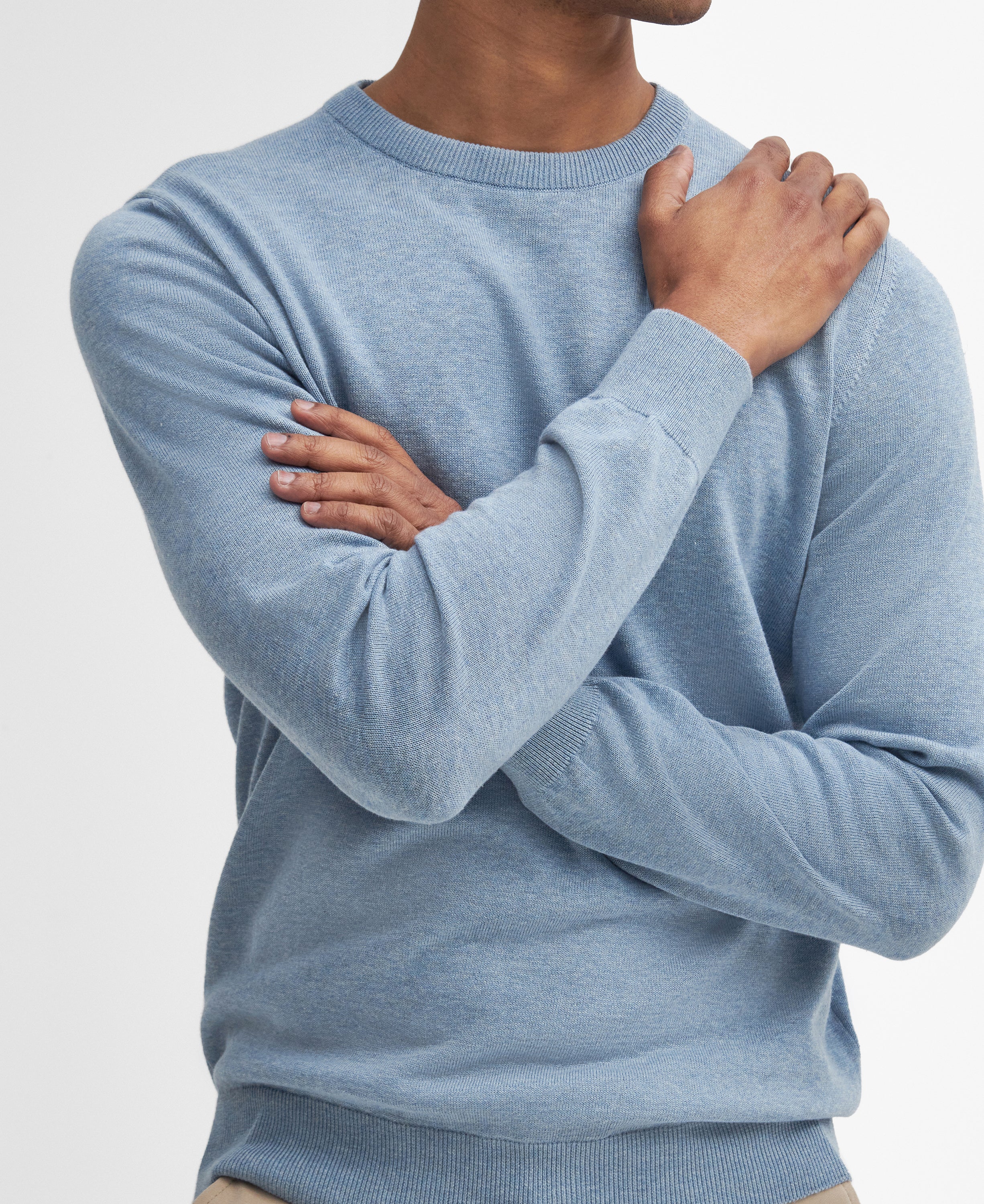 Pima Cotton Crew Neck Jumper - Image 71