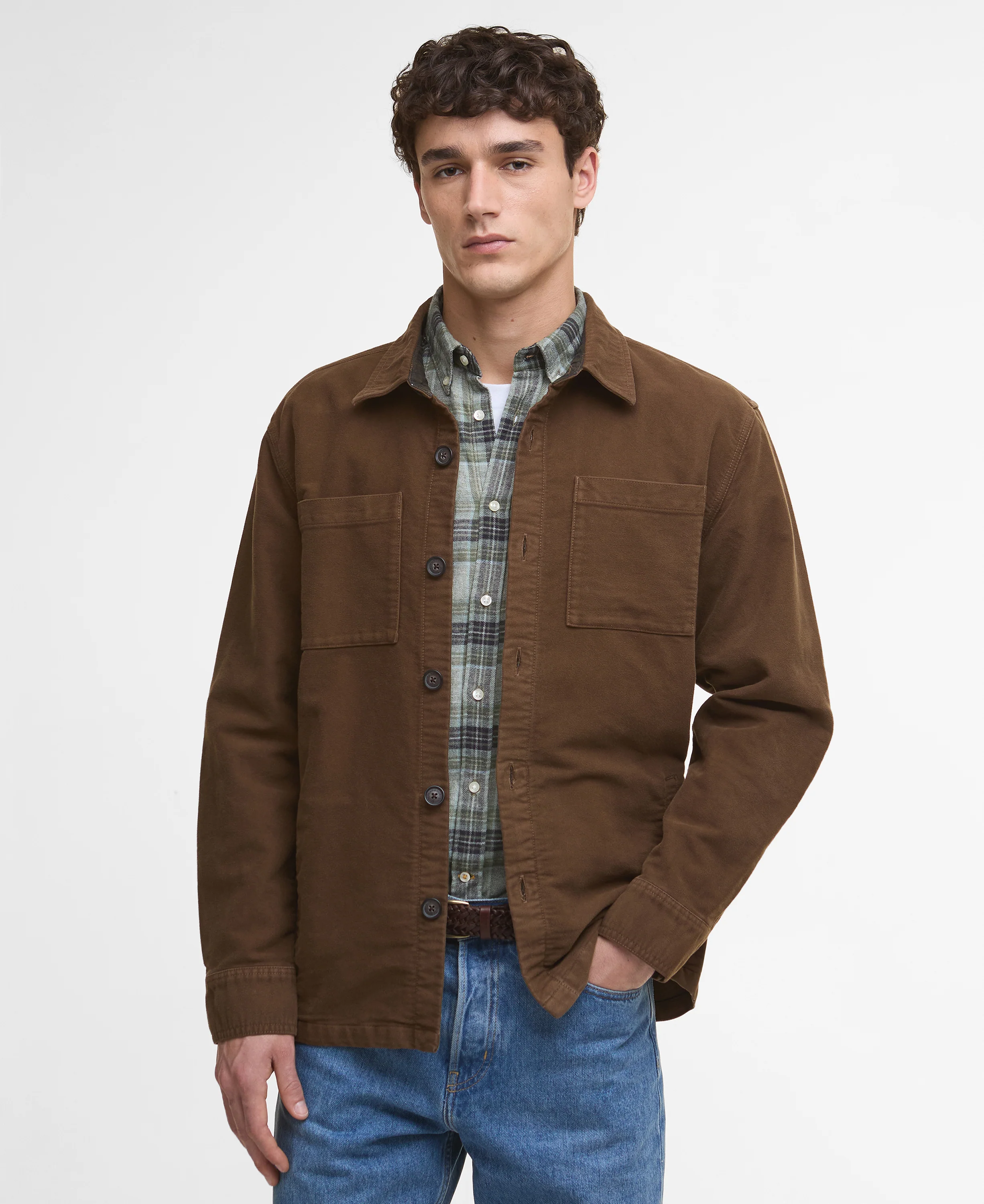 Regular Moleskin Overshirt - Image 3