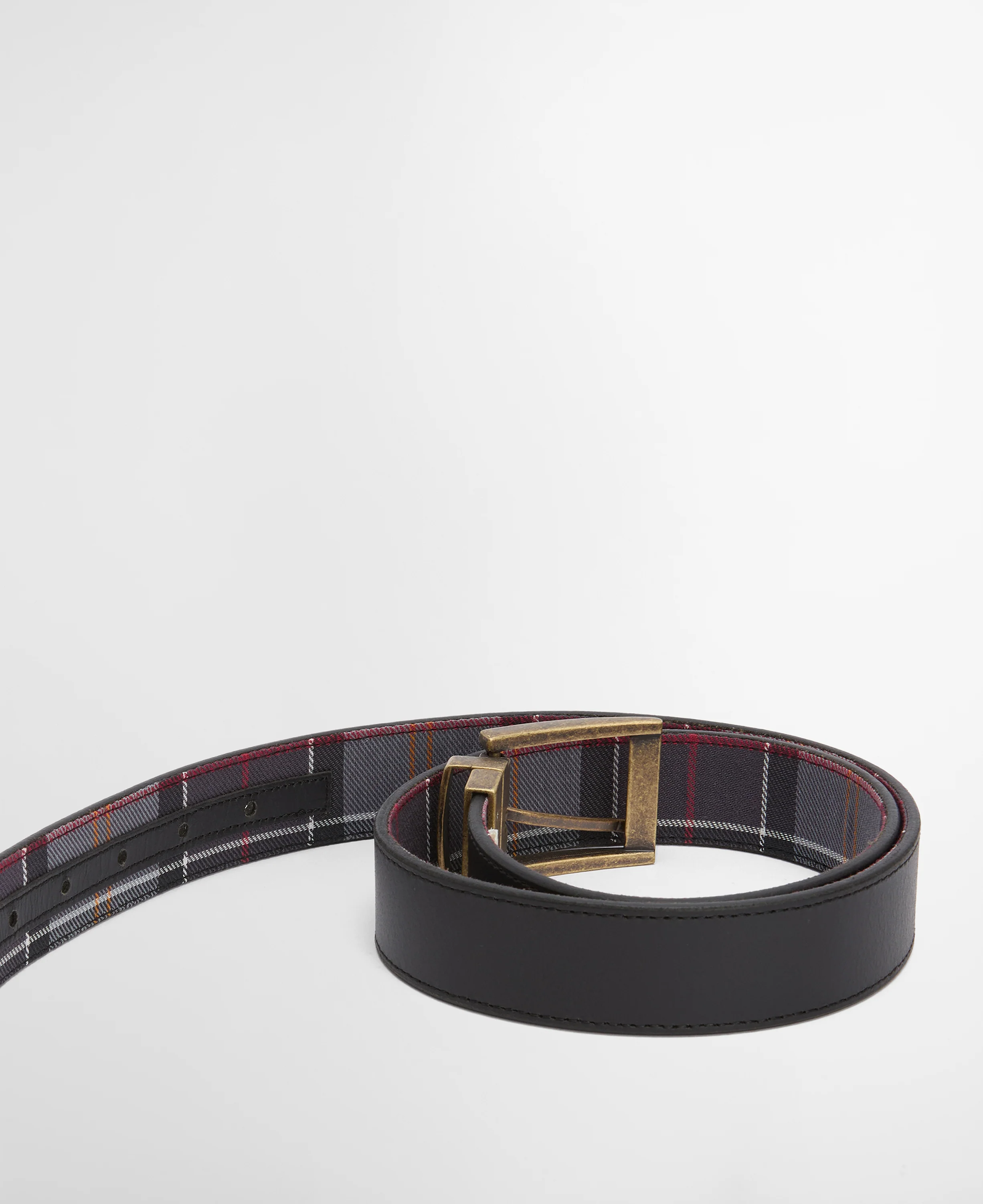 Reversible Tartan Leather Belt - Image 11