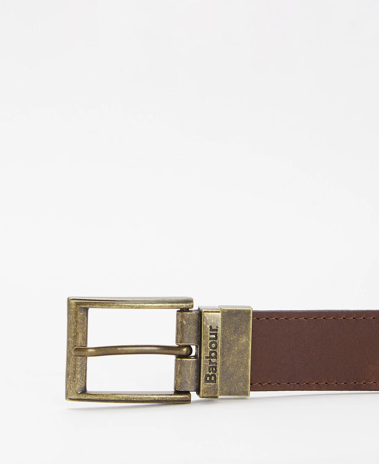 Reversible Tartan Leather Belt - Image 2