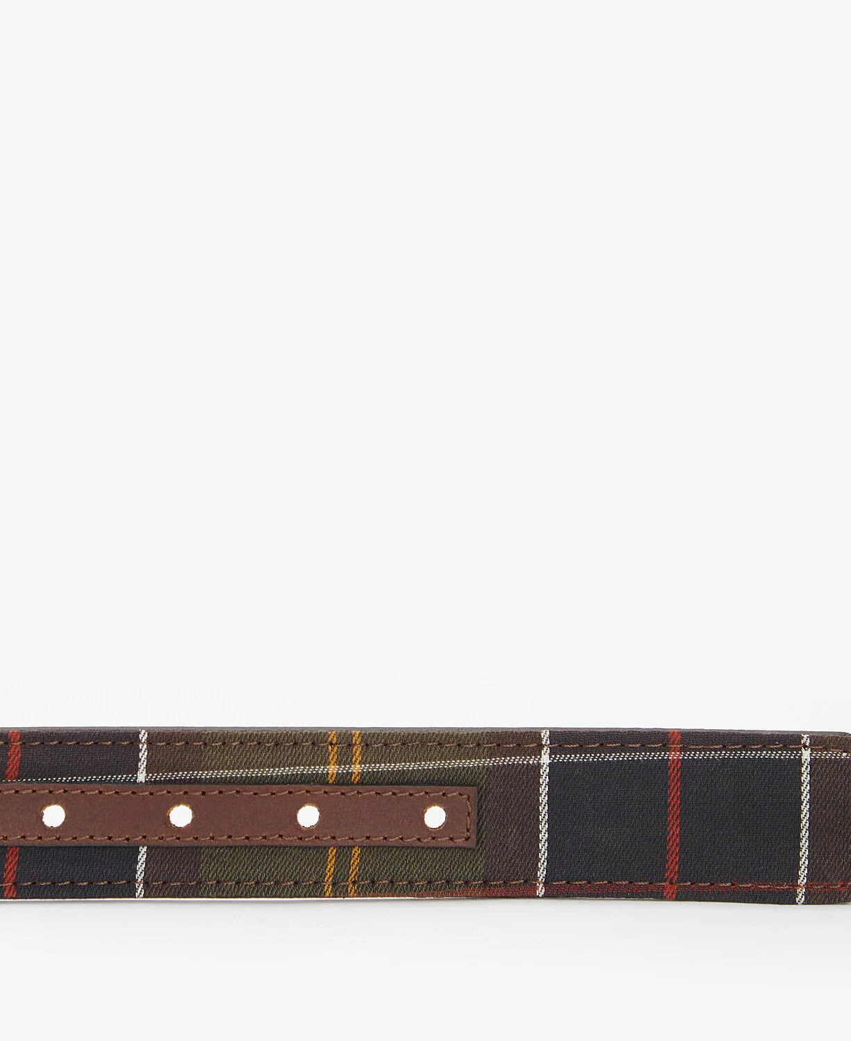 Reversible Tartan Leather Belt - Image 4
