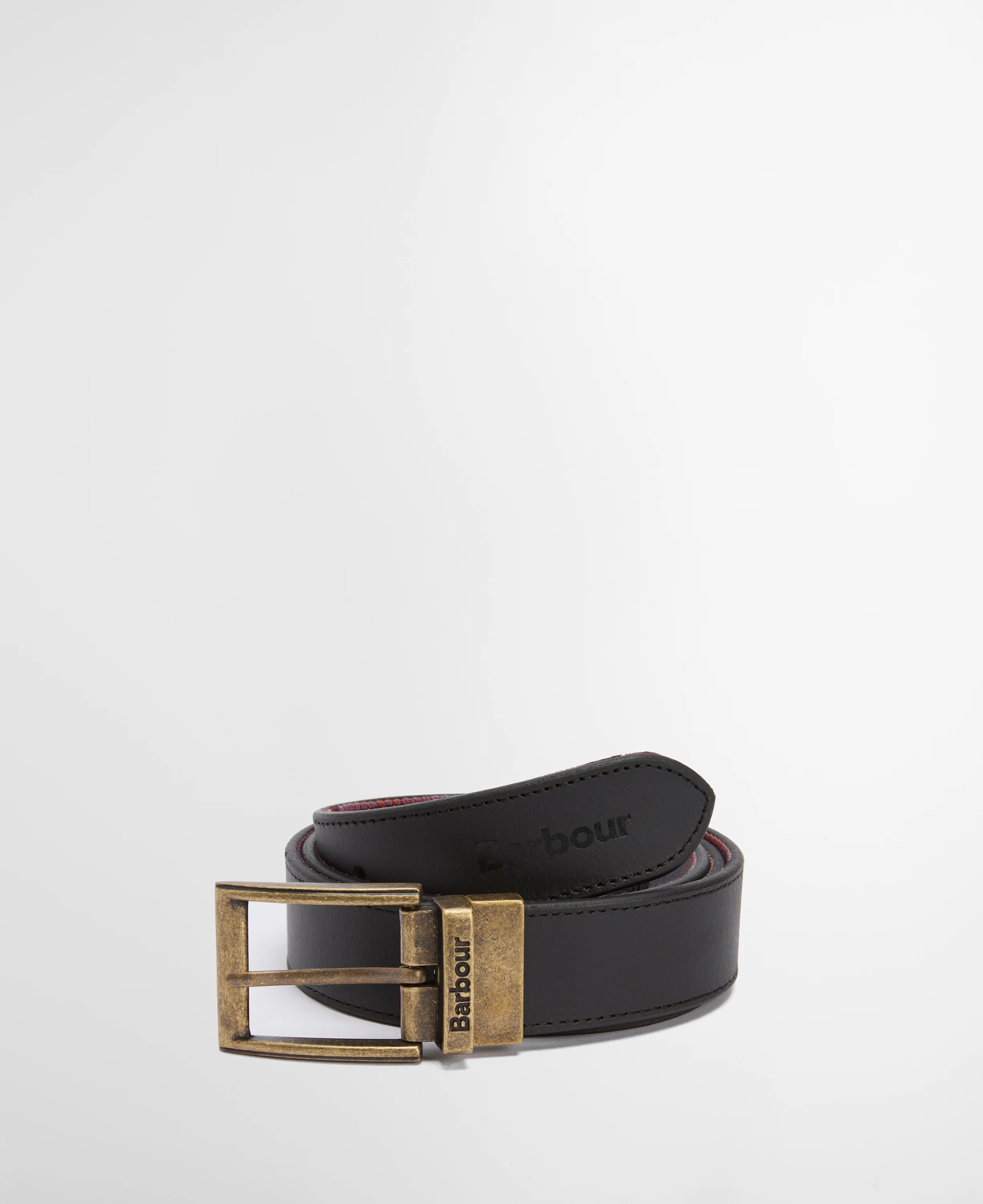 Reversible Tartan Leather Belt - Image 8