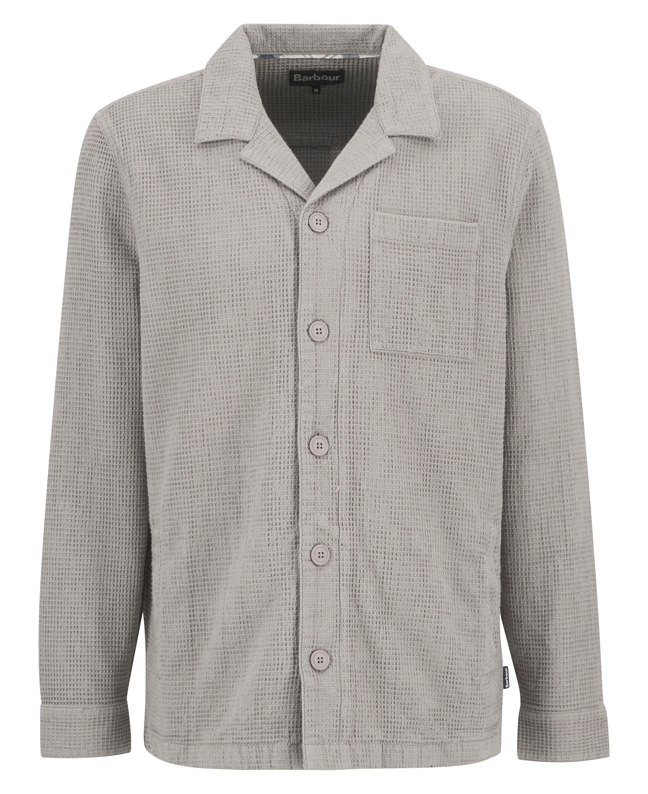 Barbour Sandwood Waffle Overshirt - Image 6