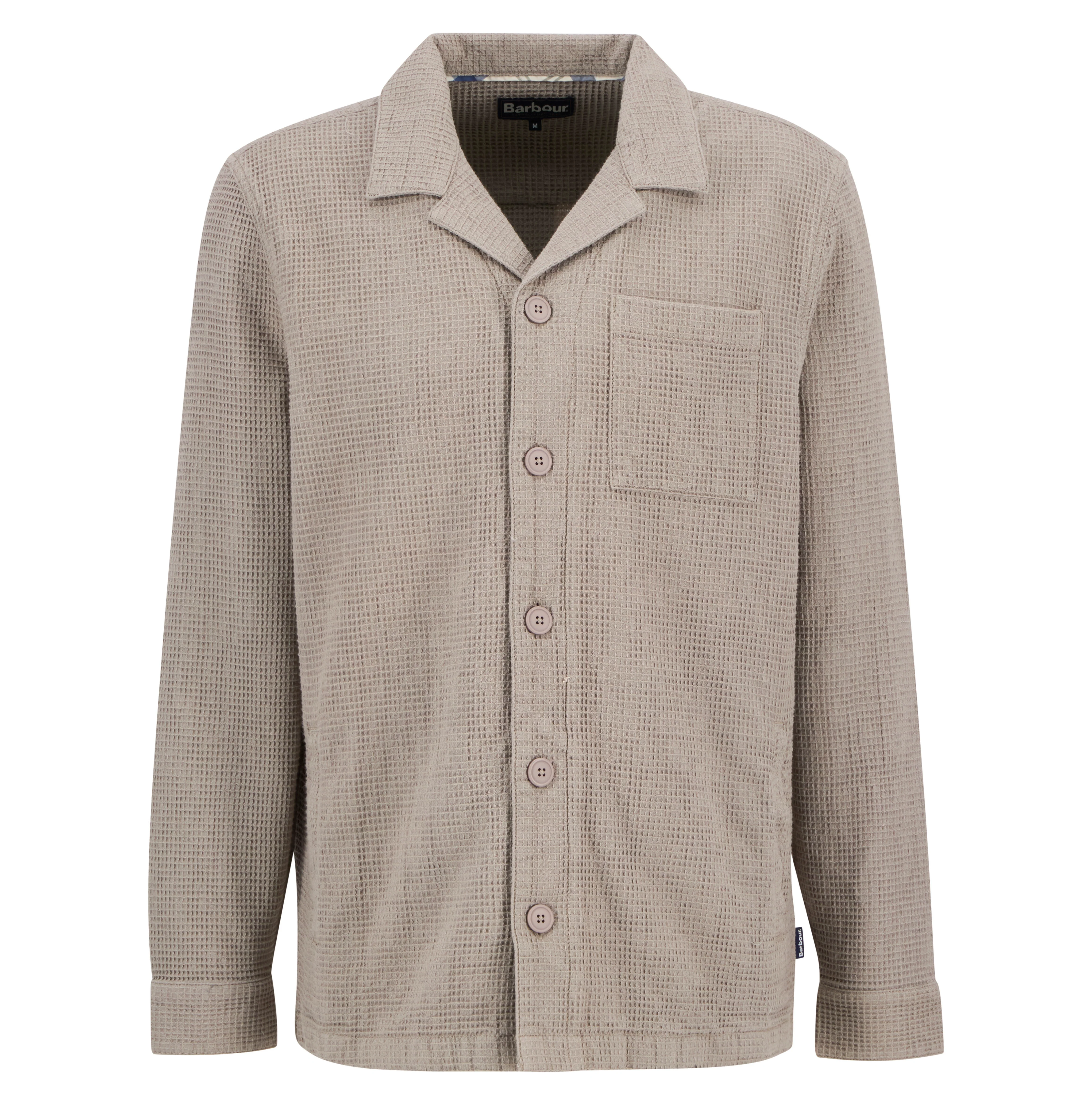 Barbour Sandwood Waffle Overshirt - Image 8