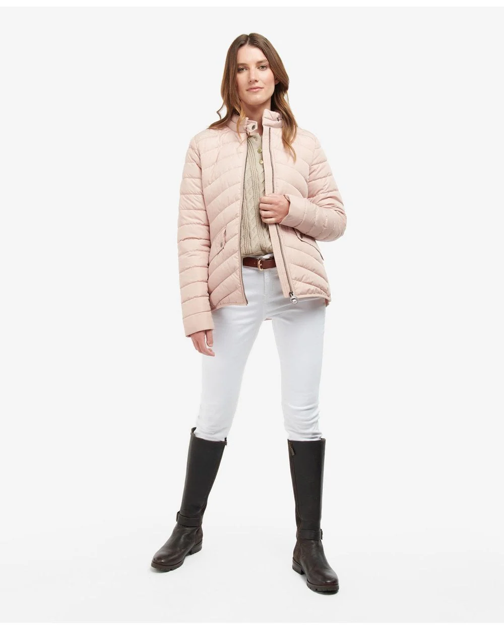 Stretch Cavalry Quilted Jacket - Image 8
