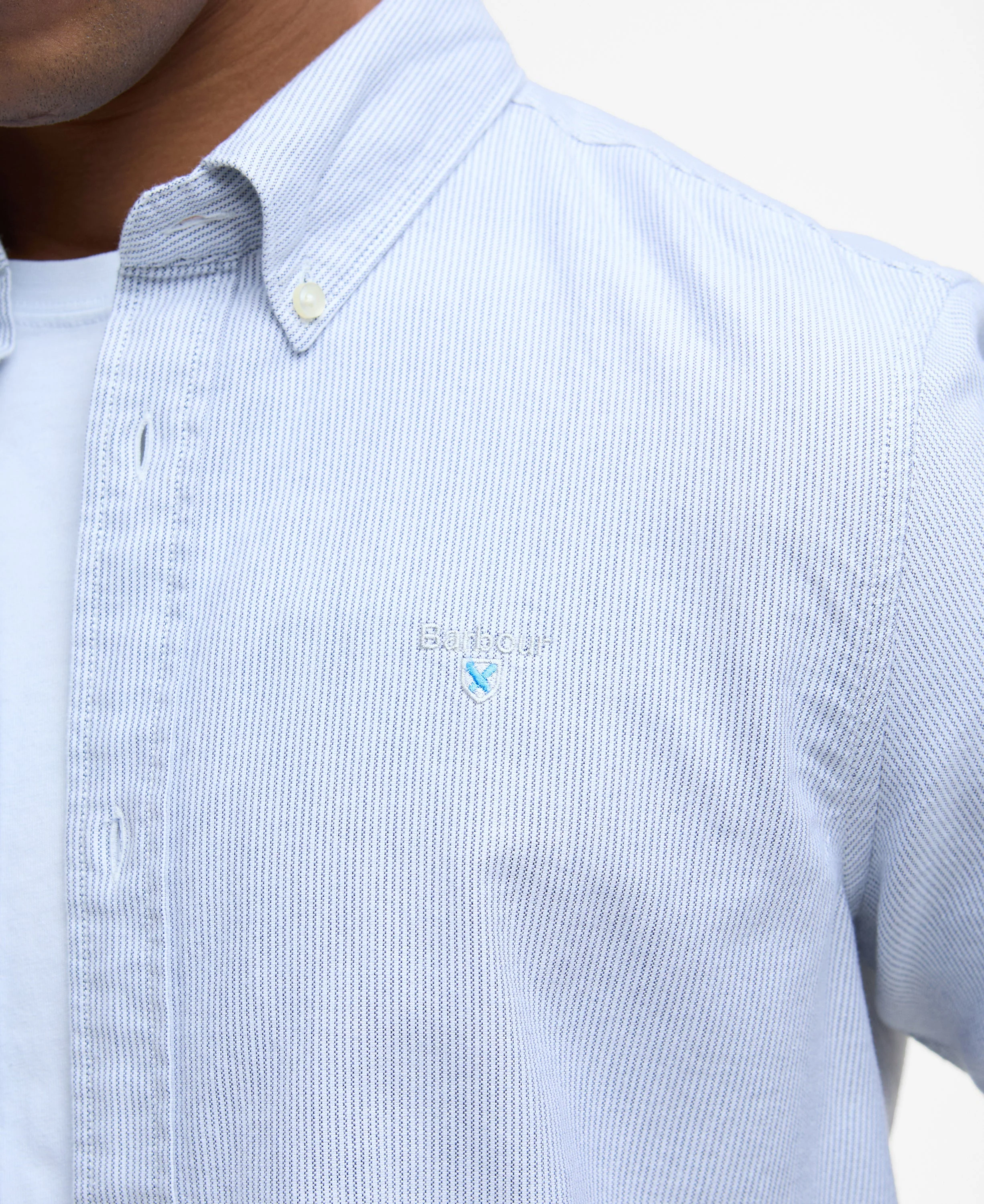Striped Oxtown Short Sleeve Tailored Shirt - Image 10