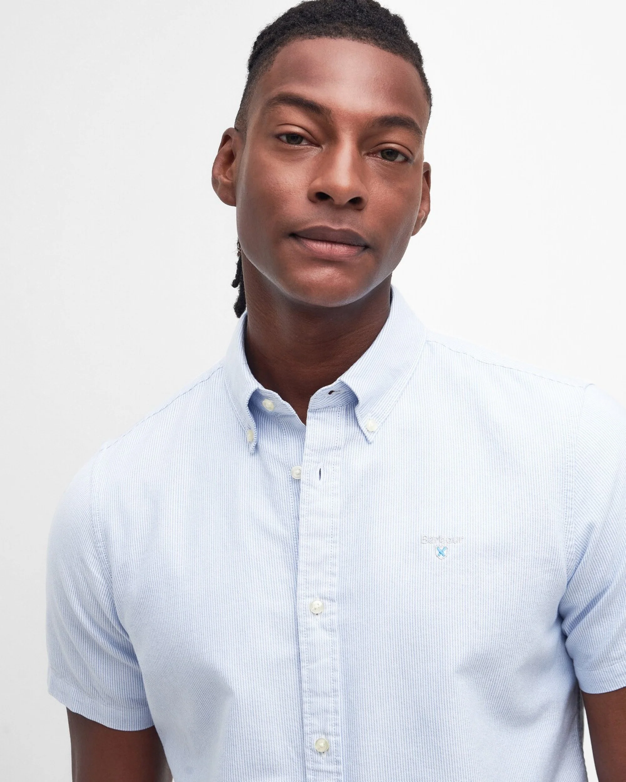Striped Oxtown Short Sleeve Tailored Shirt - Image 2