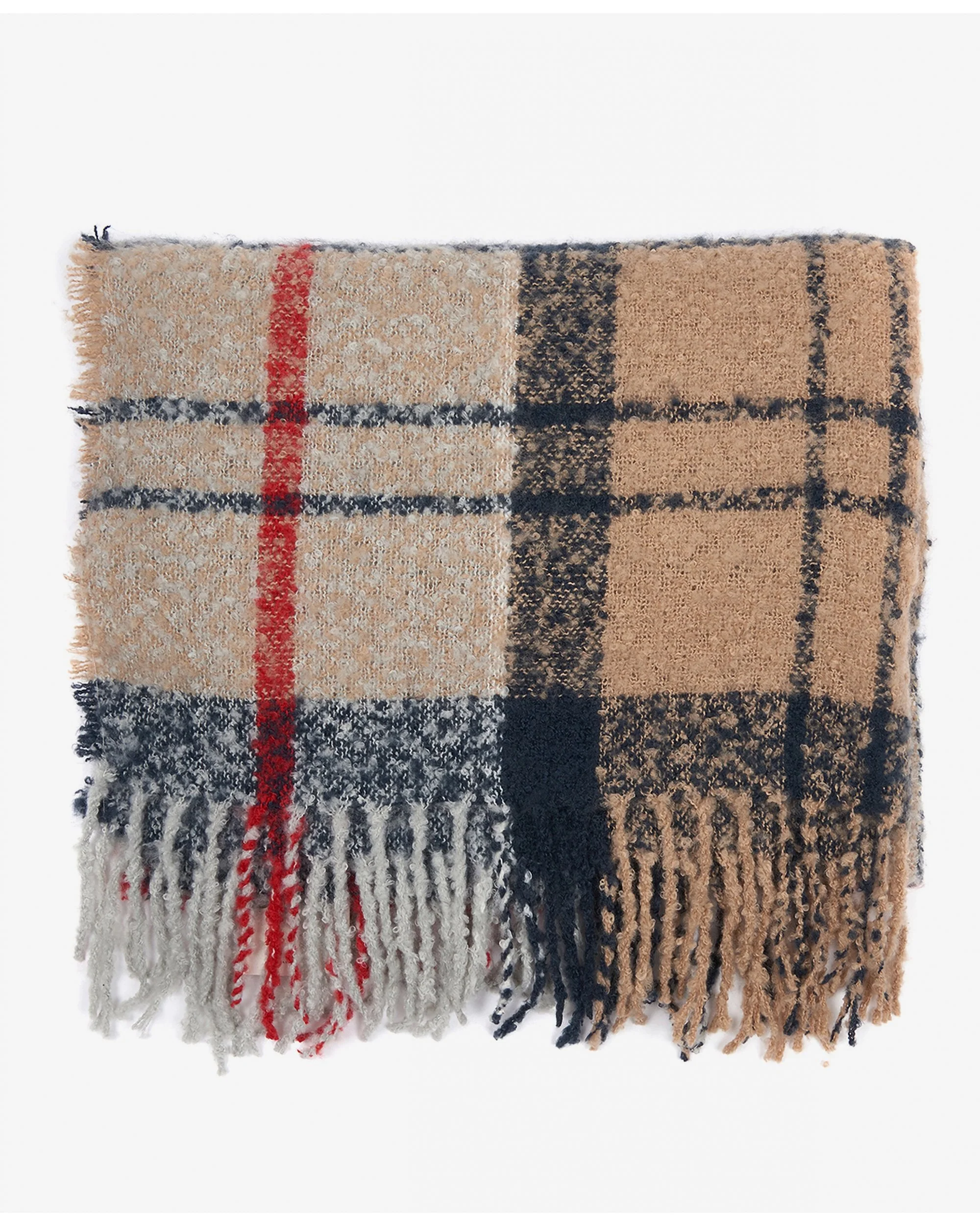 Tartan Boucle Scarf - Image 13