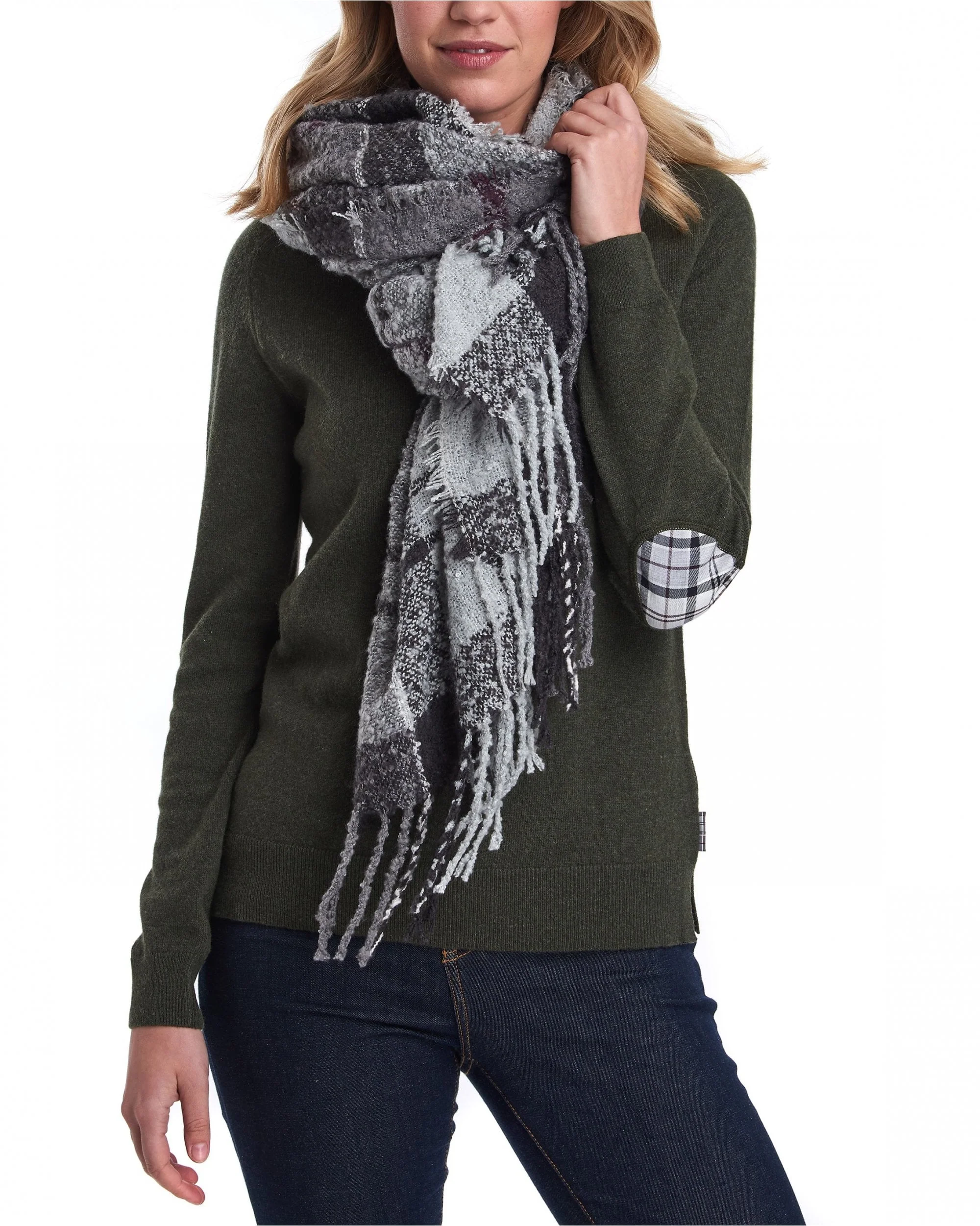 Tartan Boucle Scarf - Image 21