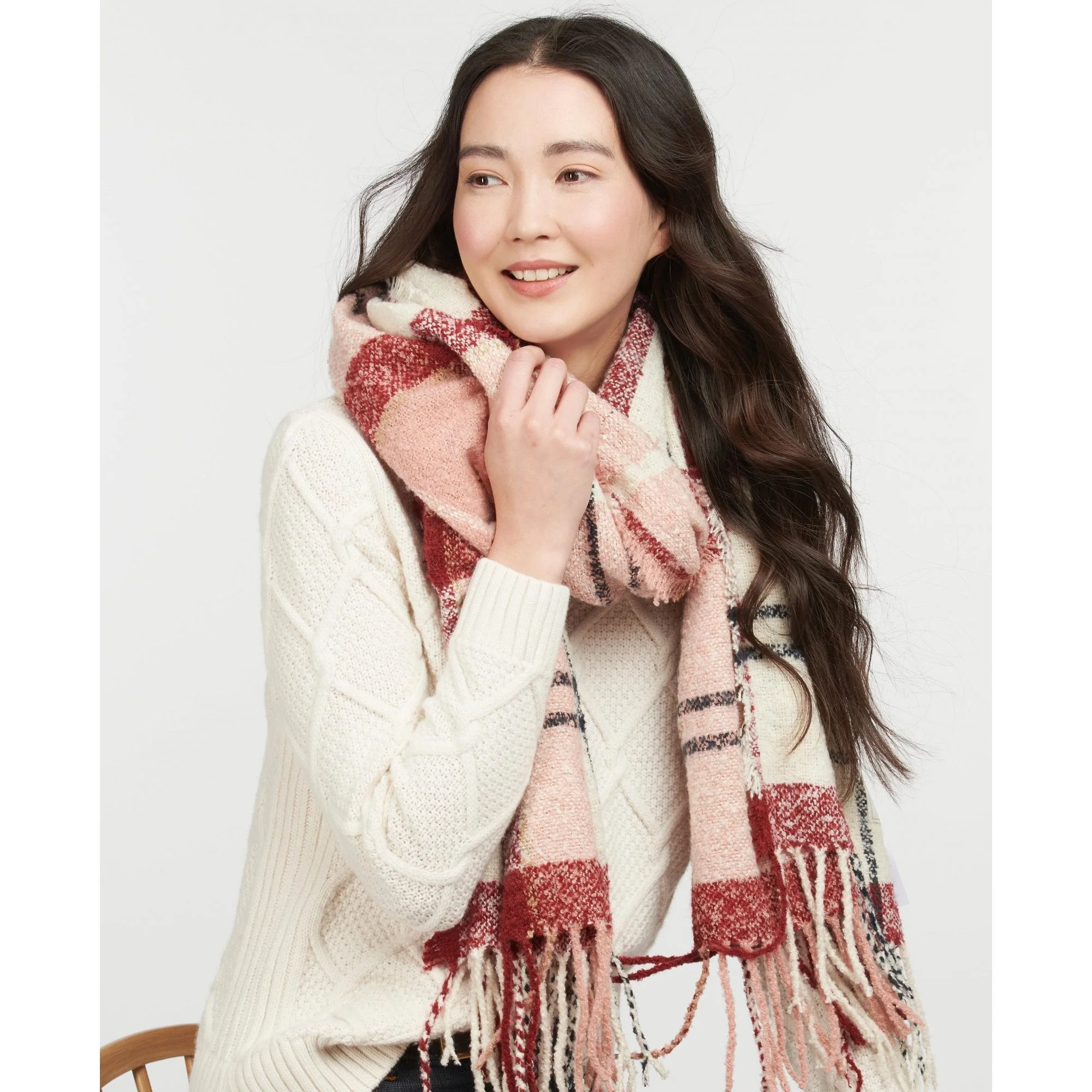 Tartan Boucle Scarf - Image 29