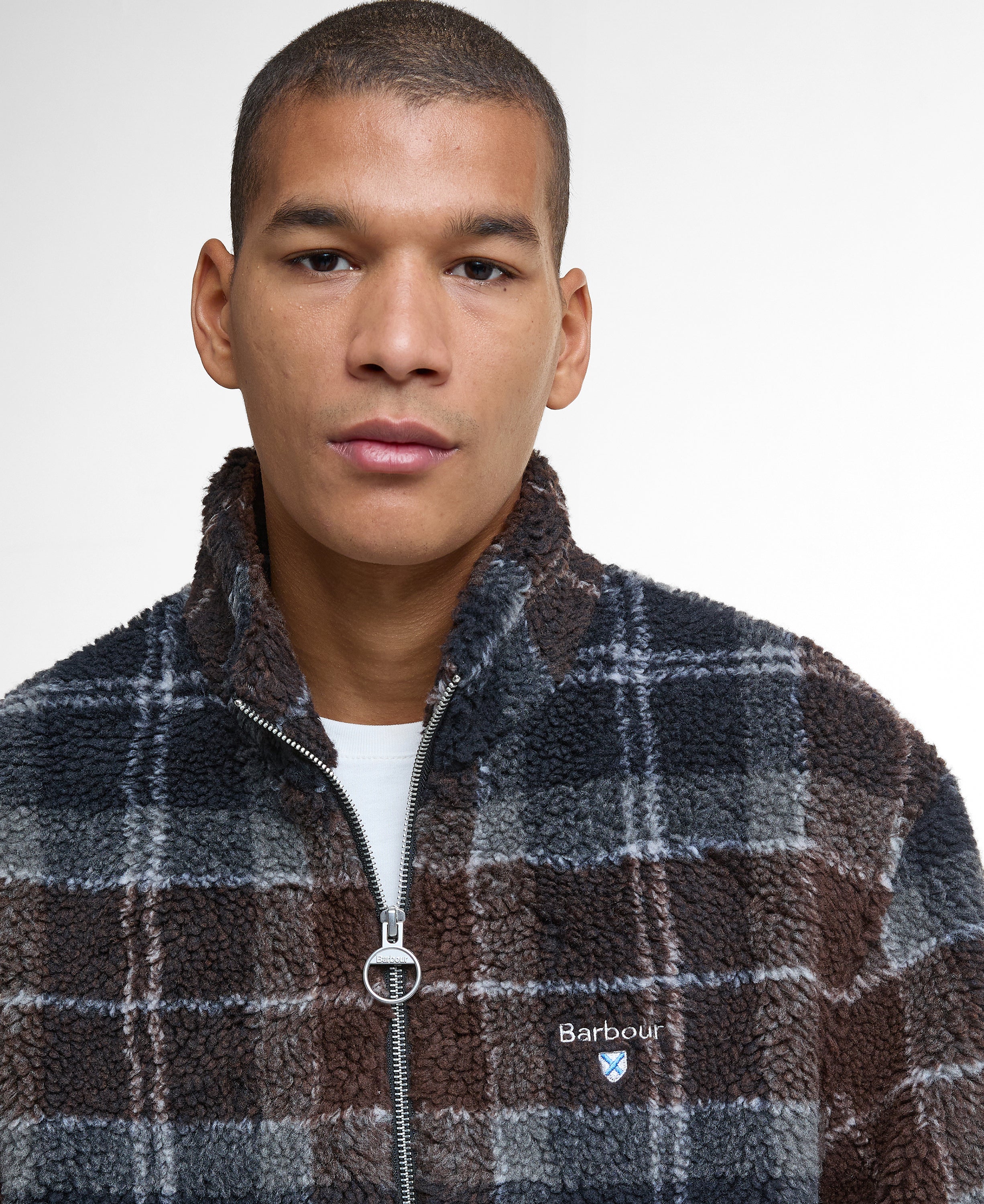 Tartan Fleece Zip Through - Image 6