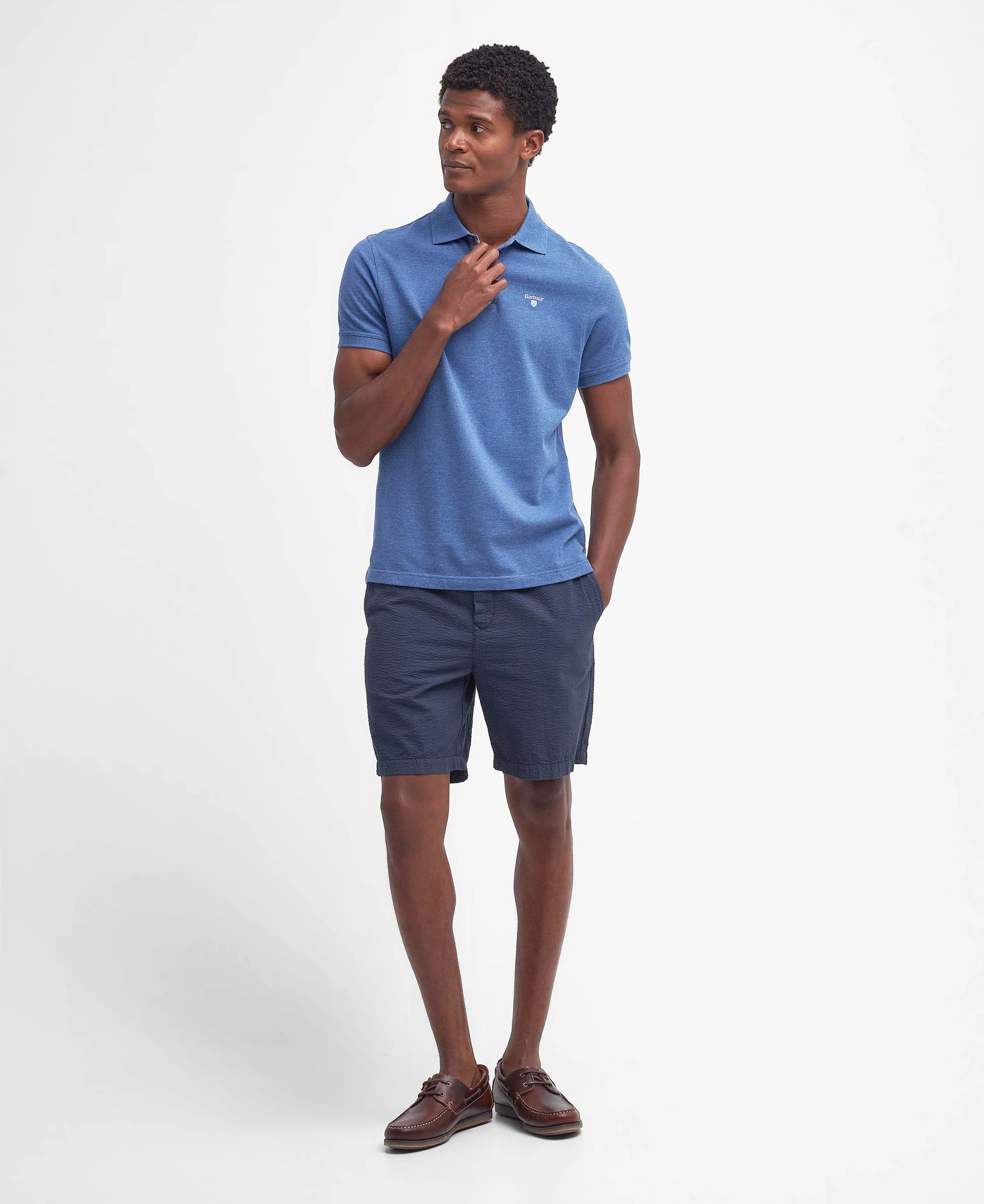 Tartan Pique Polo Top - Image 15
