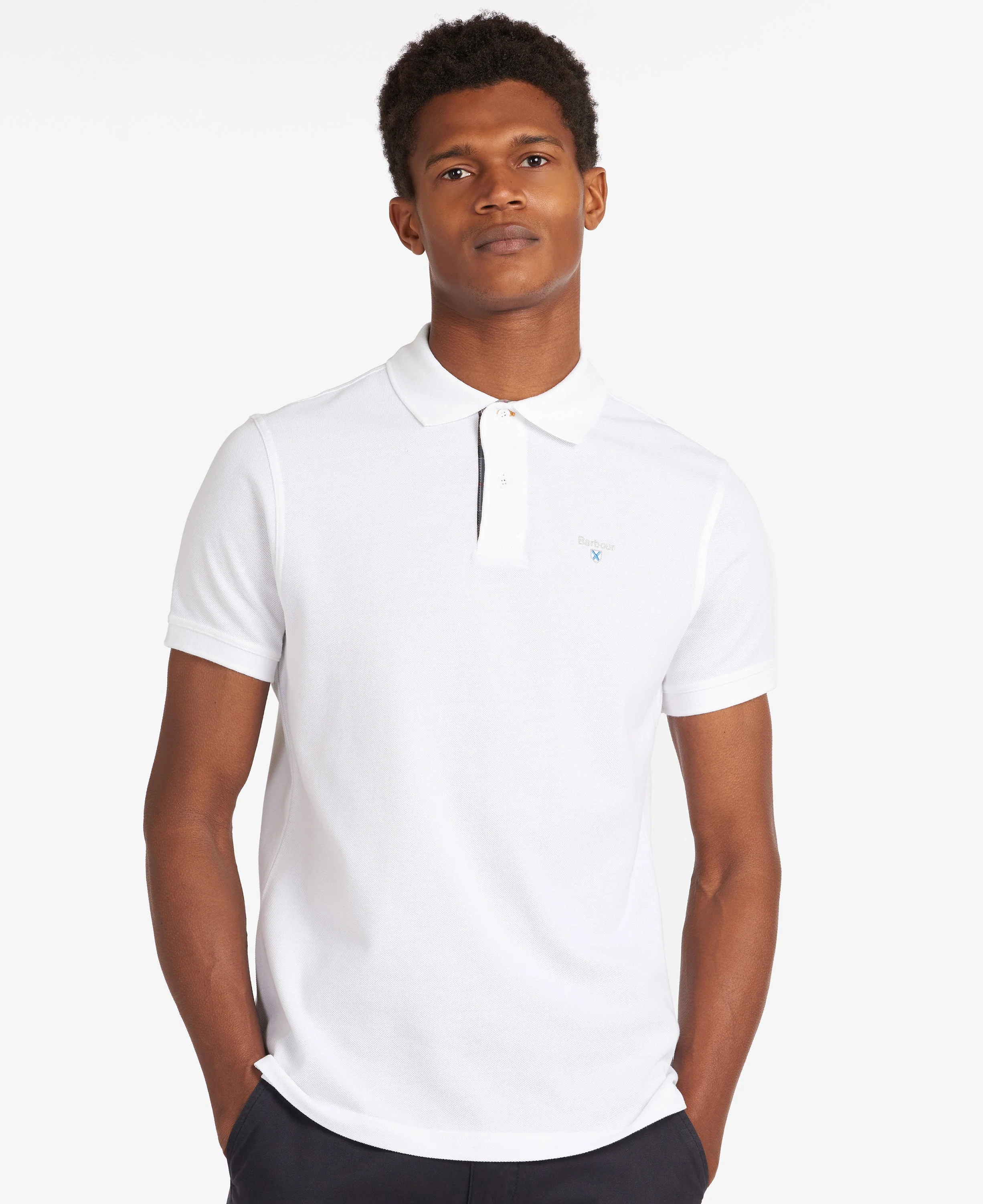Tartan Pique Polo Top - Image 21