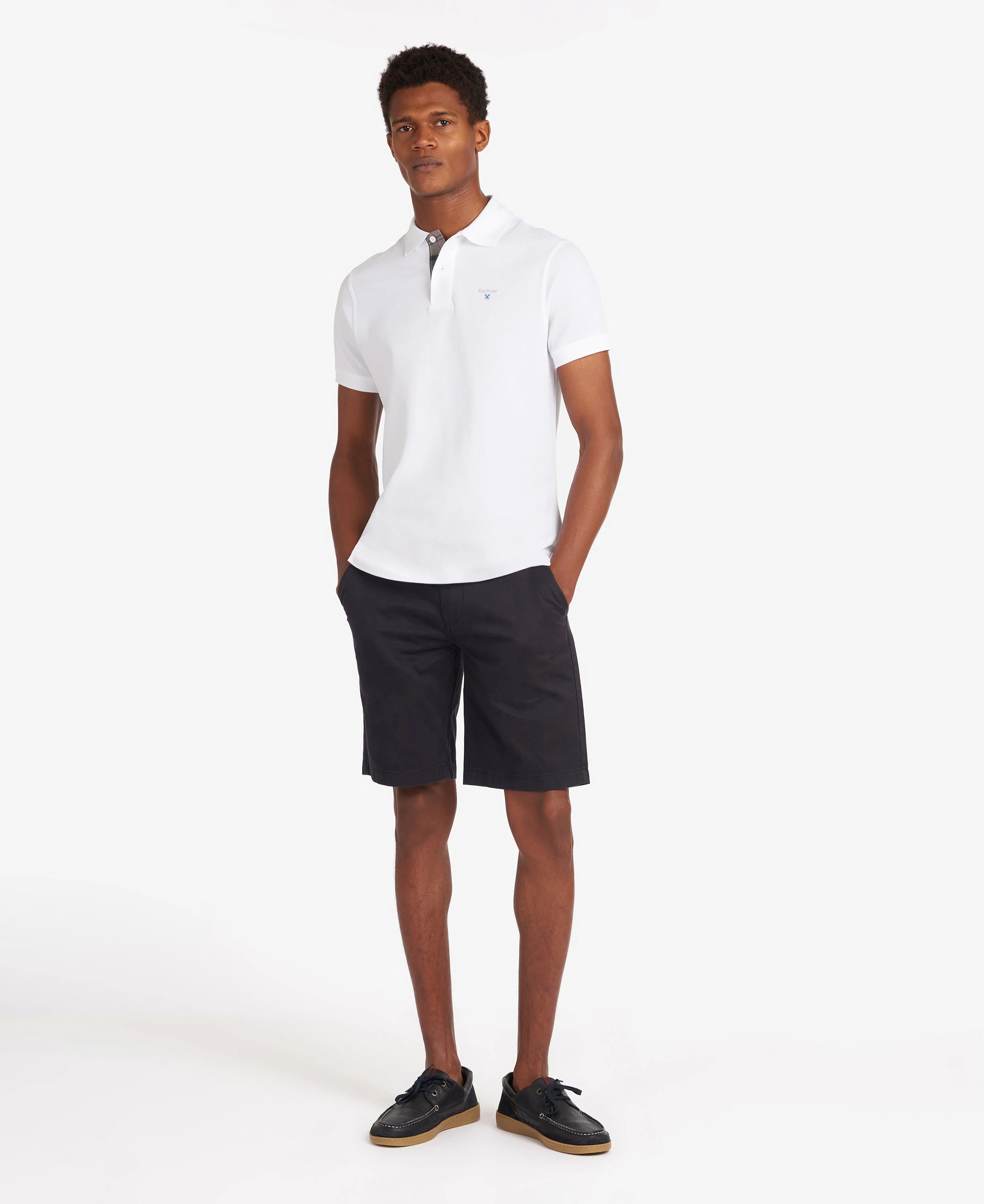 Tartan Pique Polo Top - Image 25