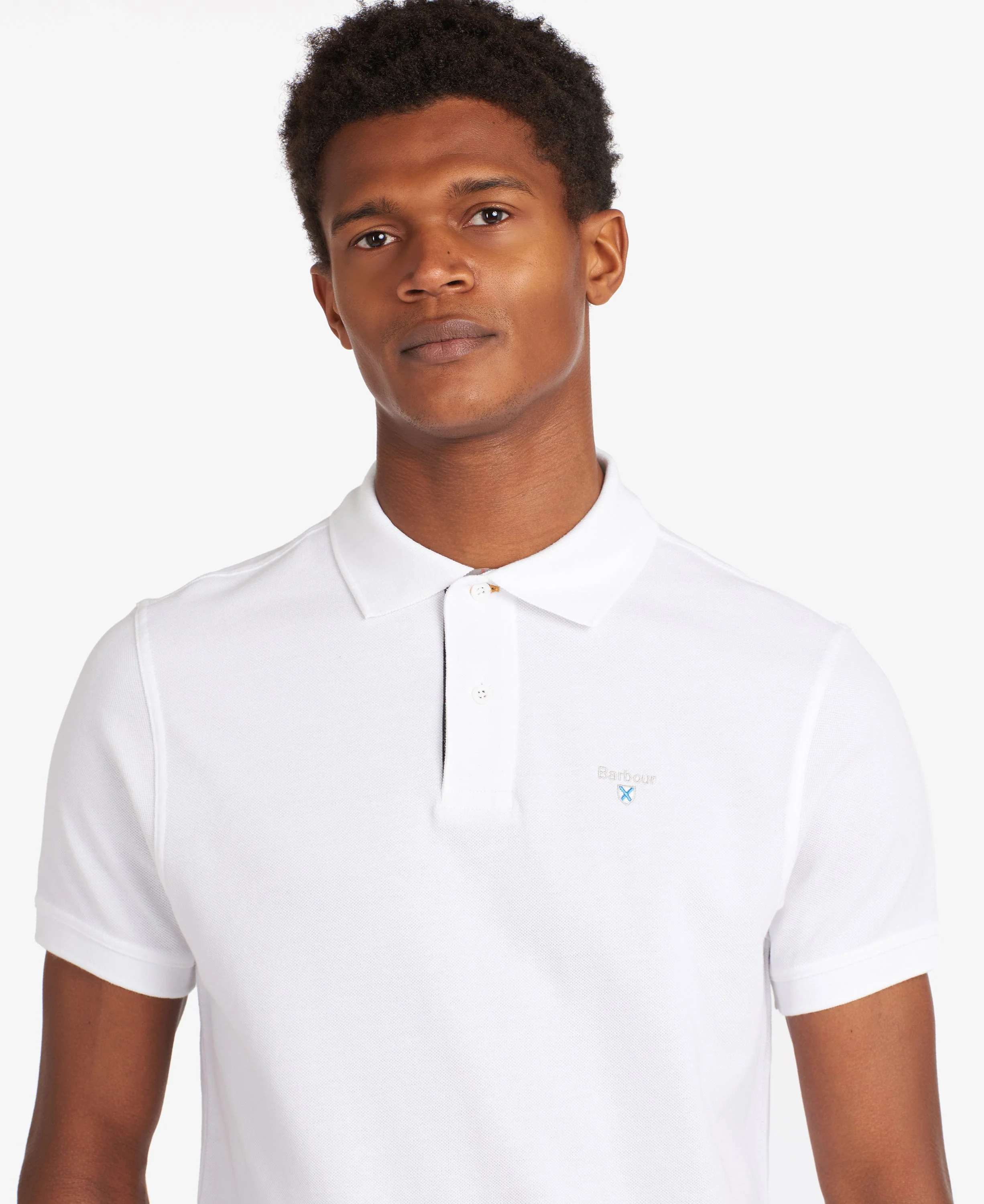 Tartan Pique Polo Top - Image 29