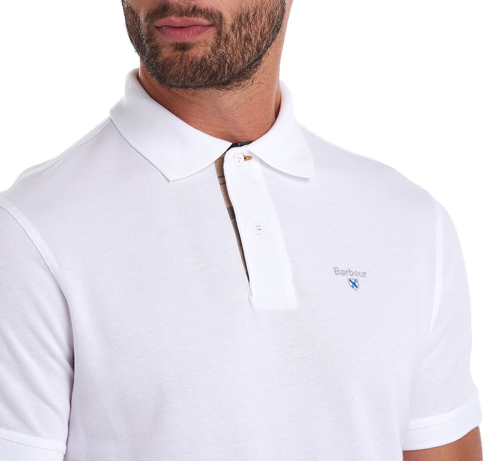 Tartan Pique Polo Top - Image 34