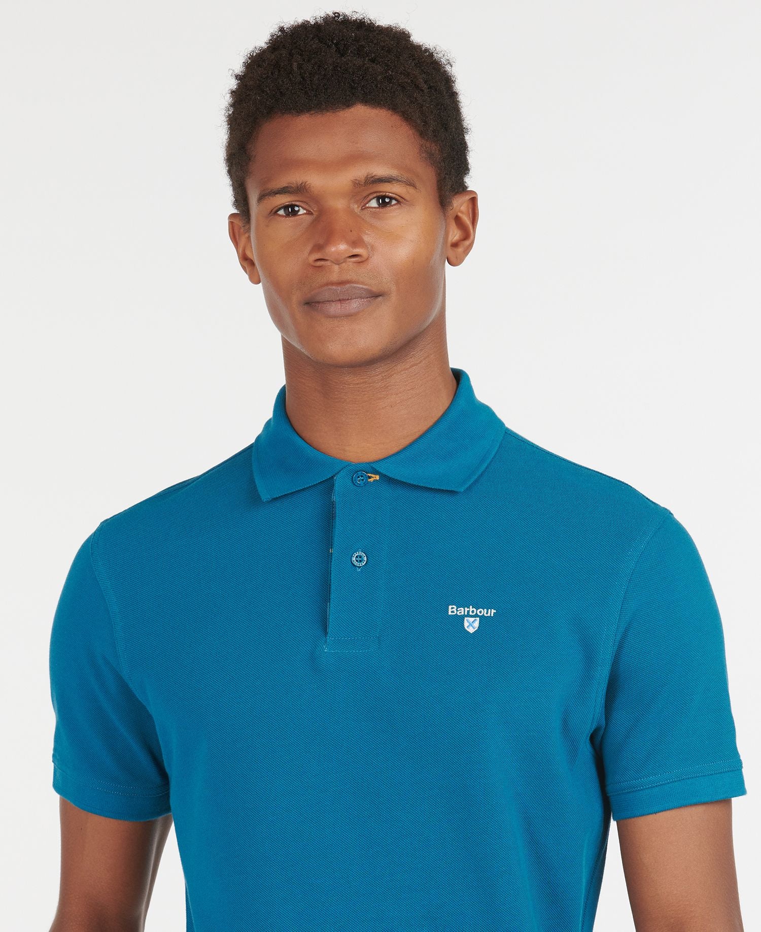 Tartan Pique Polo Top - Image 41
