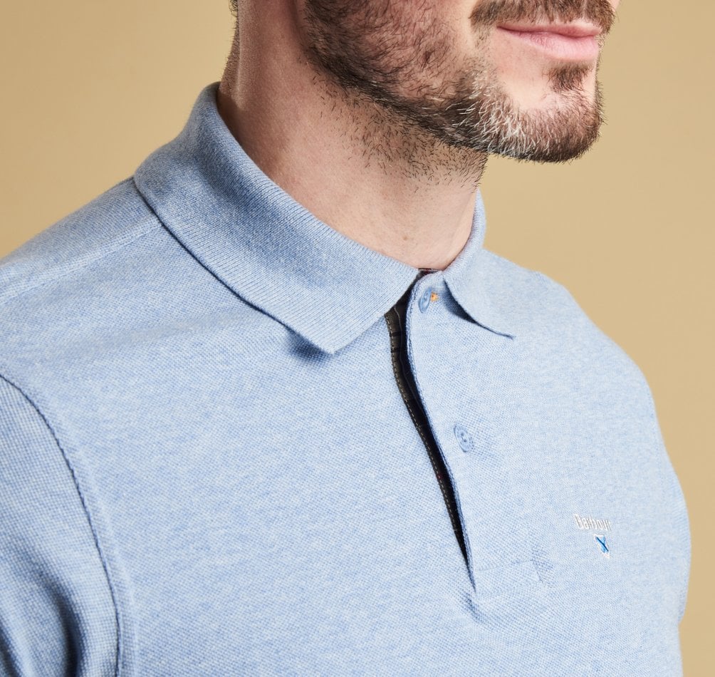Tartan Pique Polo Top - Image 44