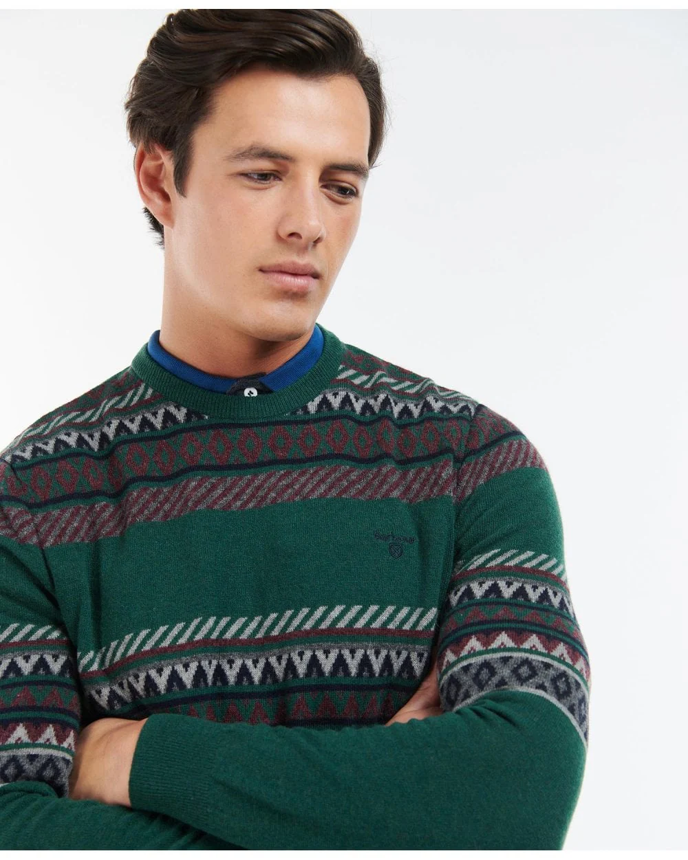 Winterborne Fairisle Crew Neck Jumper - Image 14