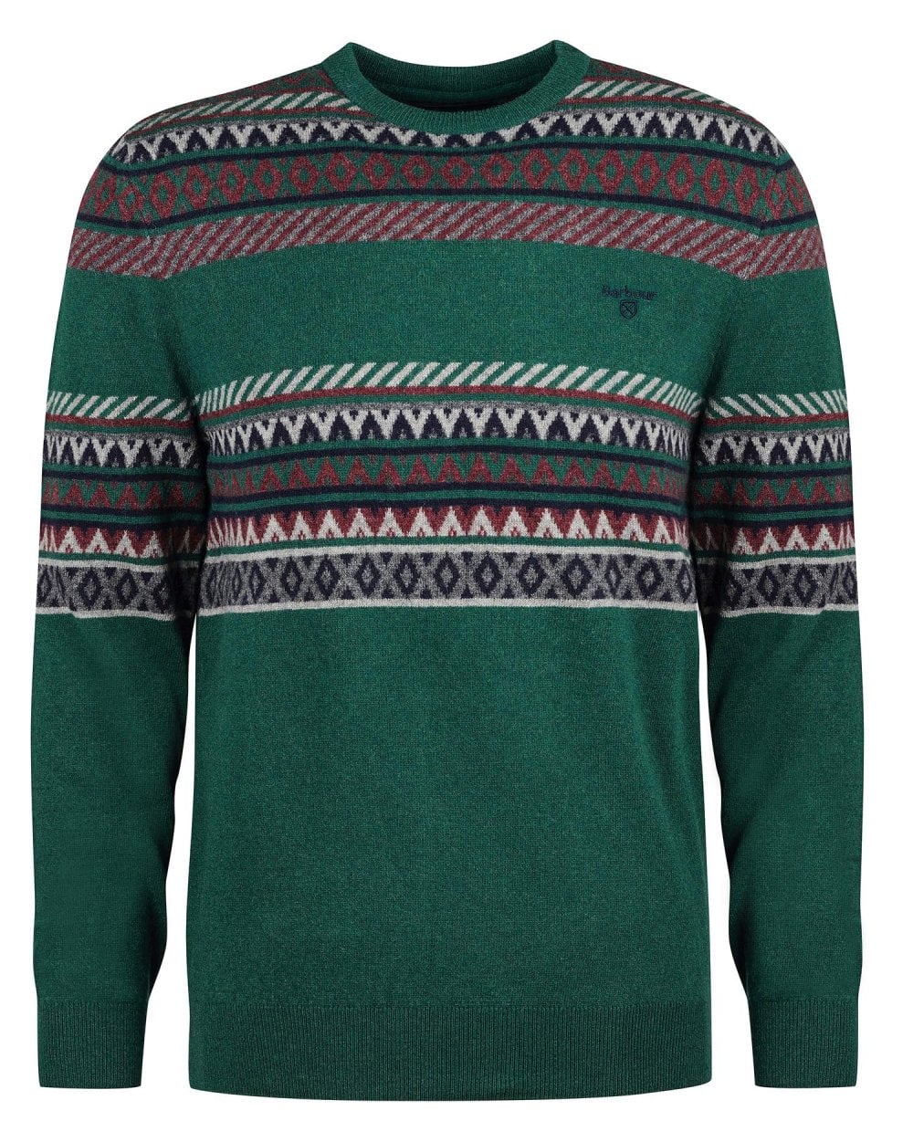 Winterborne Fairisle Crew Neck Jumper - Image 3