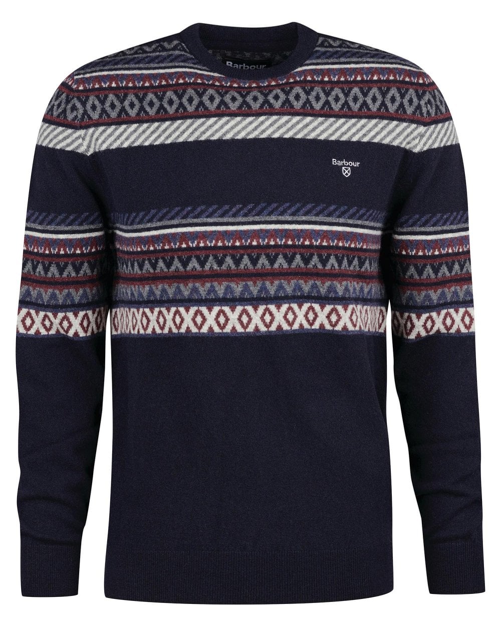 Winterborne Fairisle Crew Neck Jumper - Image 4