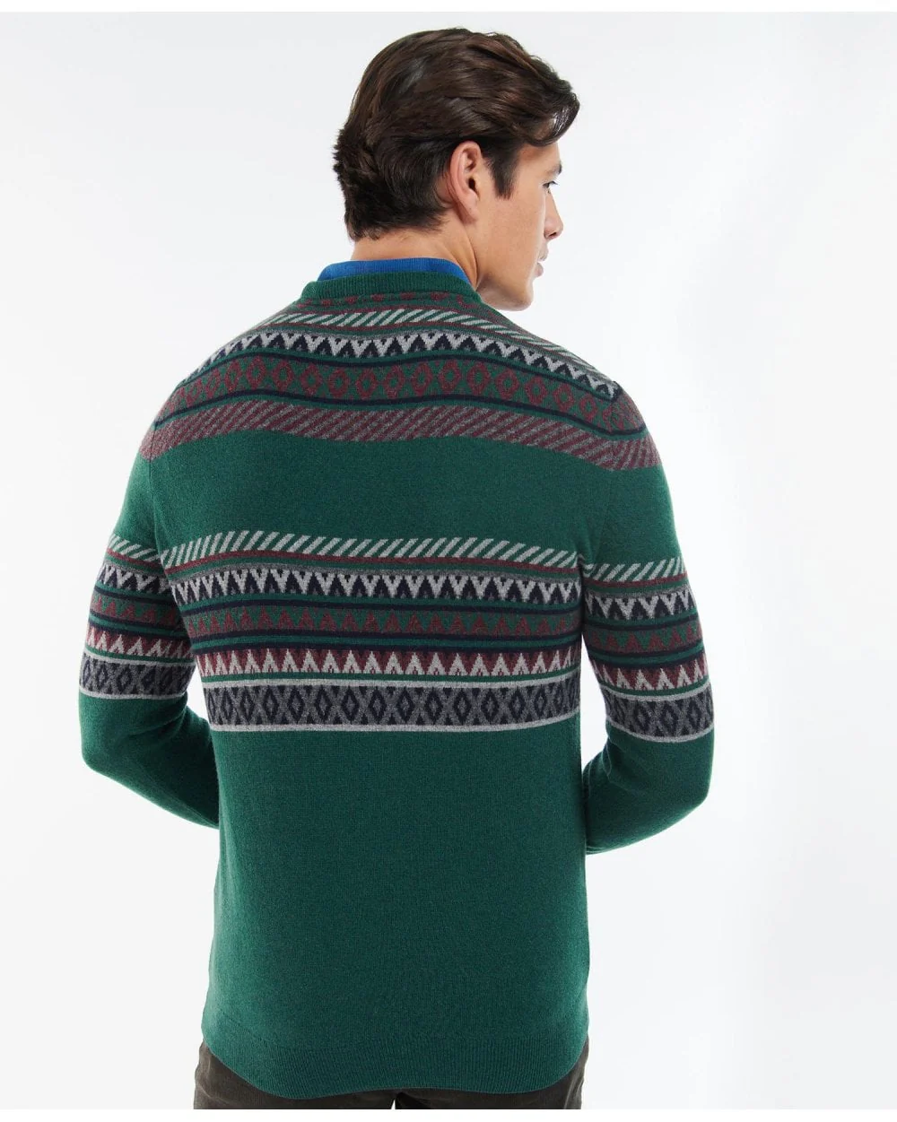 Winterborne Fairisle Crew Neck Jumper - Image 5