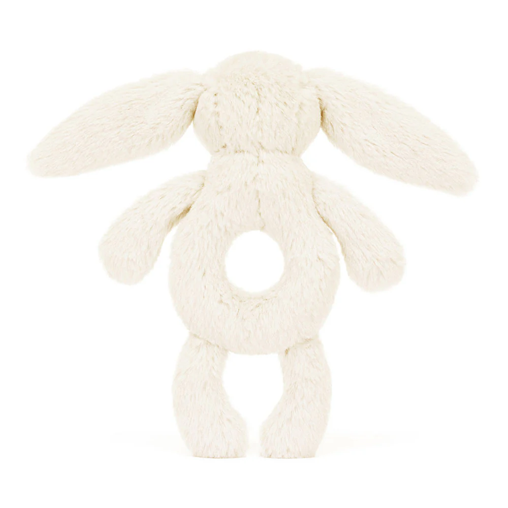 Bashful Cream Bunny Ring Rattle - Image 3