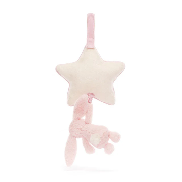 Bashful Pink Bunny Musical Pull - Image 2