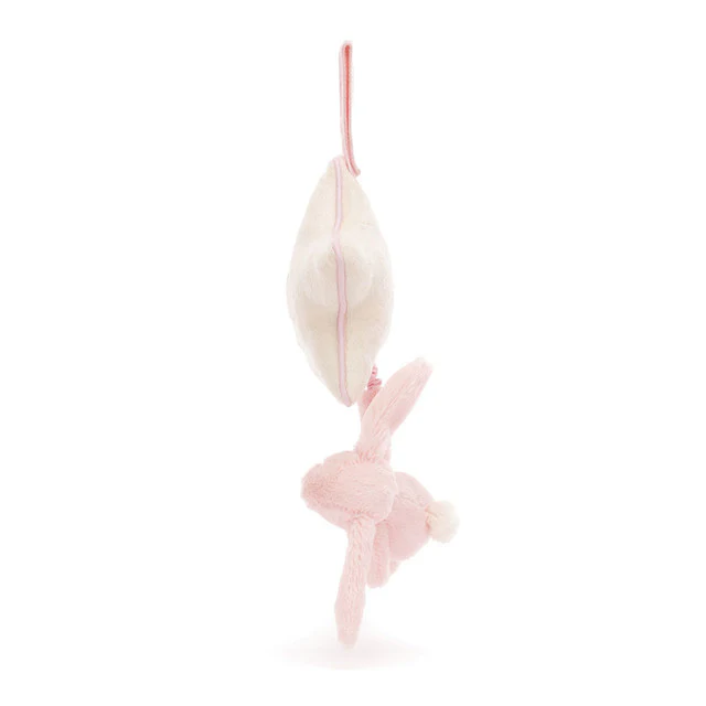 Bashful Pink Bunny Musical Pull - Image 3