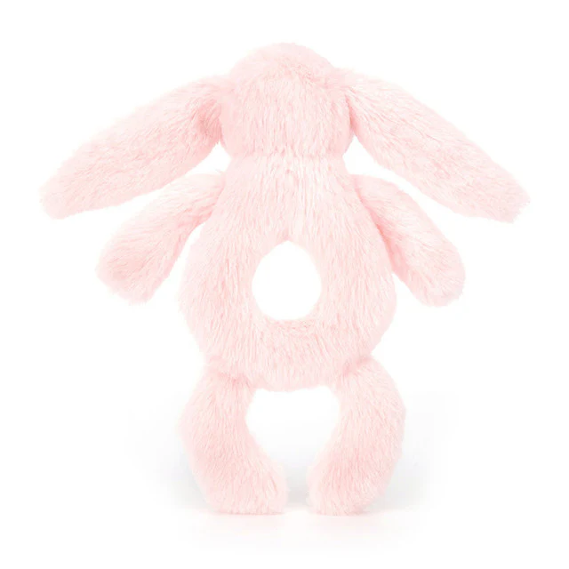 Bashful Pink Bunny Ring Rattle - Image 3