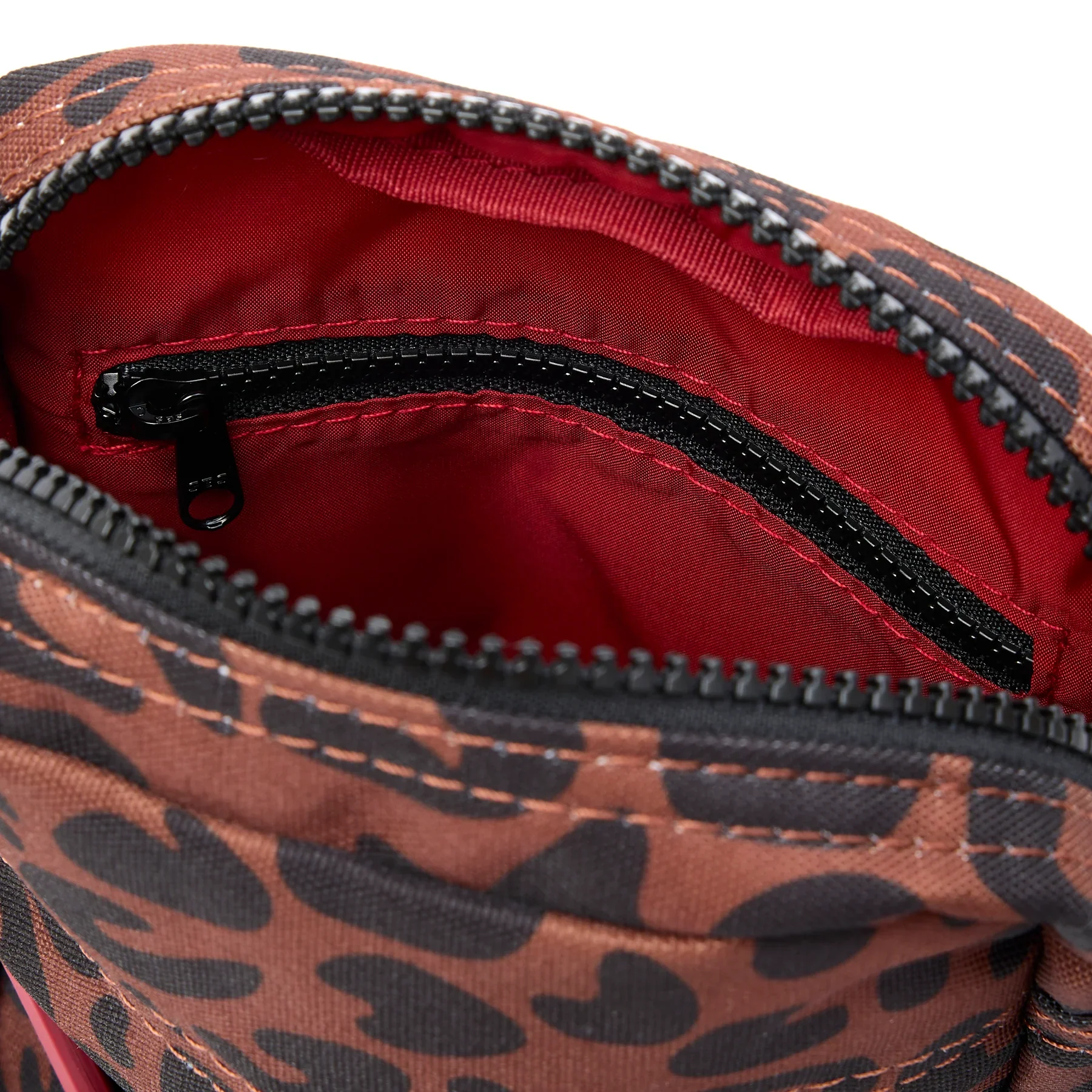 Bond Pocket Crossbody Bag in Scarlet Leopard - Image 4