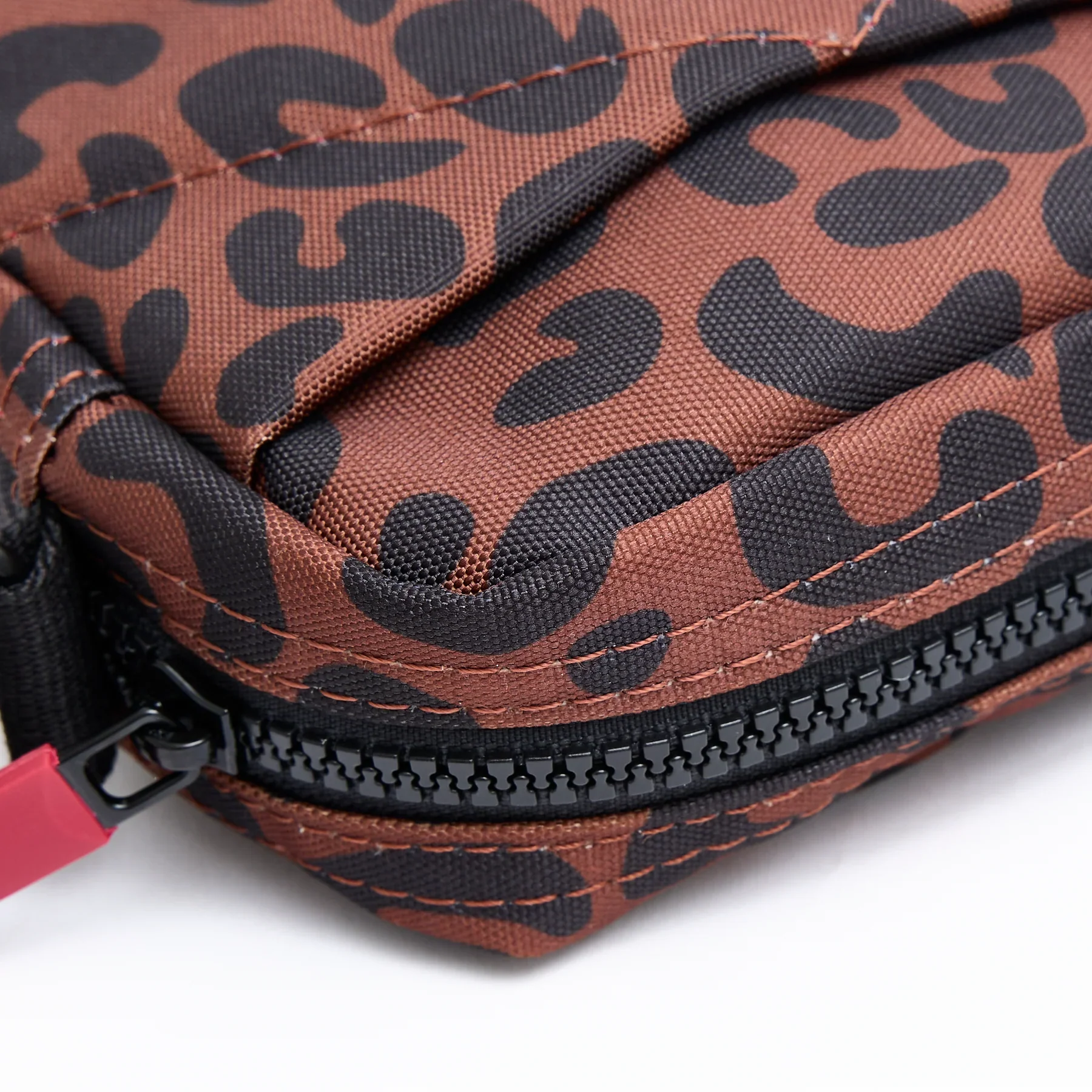 Bond Pocket Crossbody Bag in Scarlet Leopard - Image 6