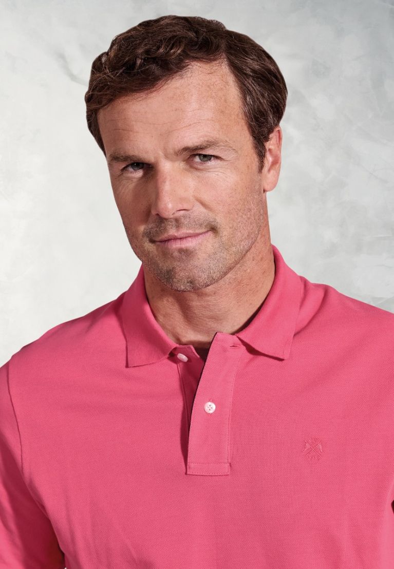 Firth Rose Pure Cotton Piqué Polo Shirt - Image 3