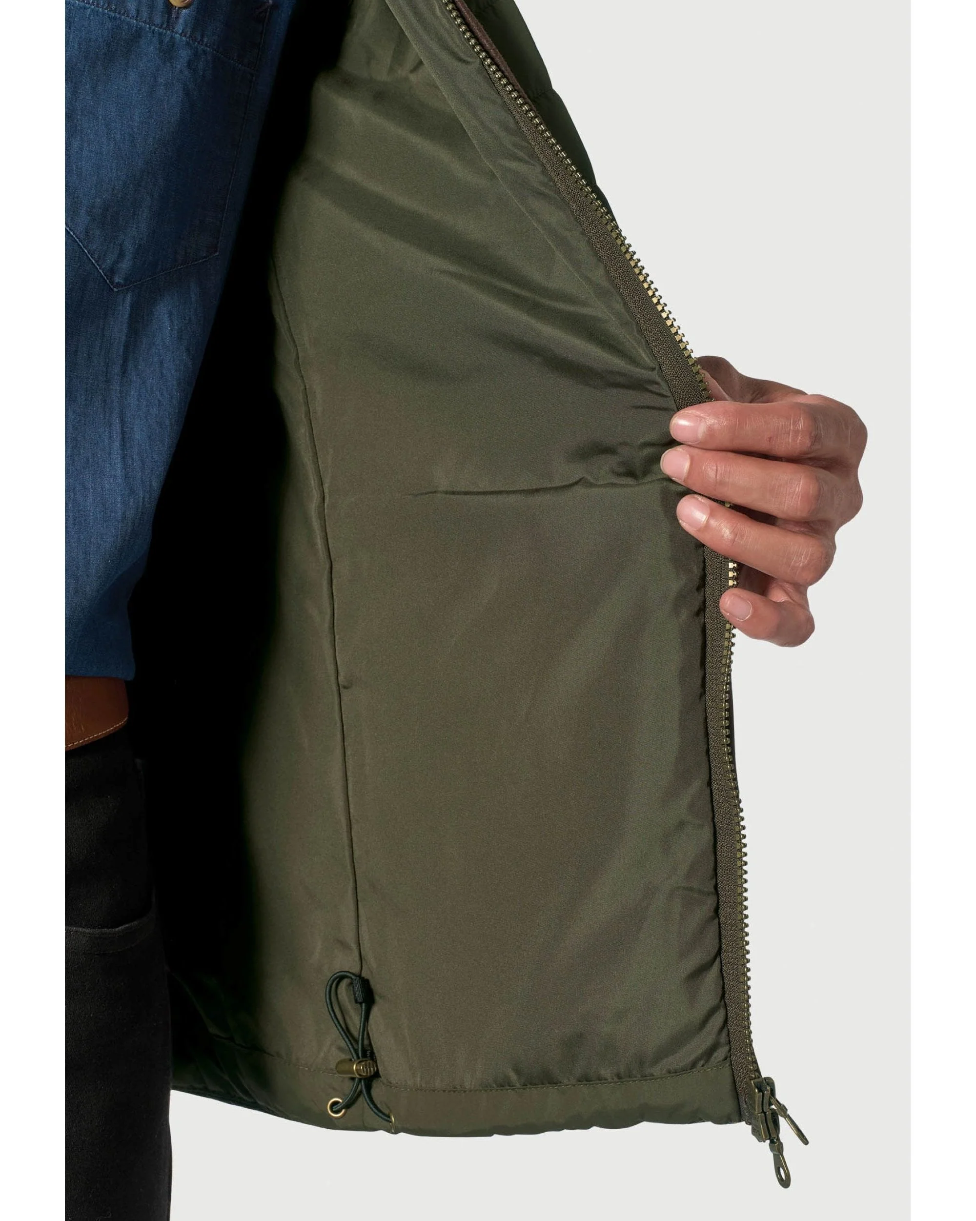 Orlando Quilted Jacket Olive - Image 5