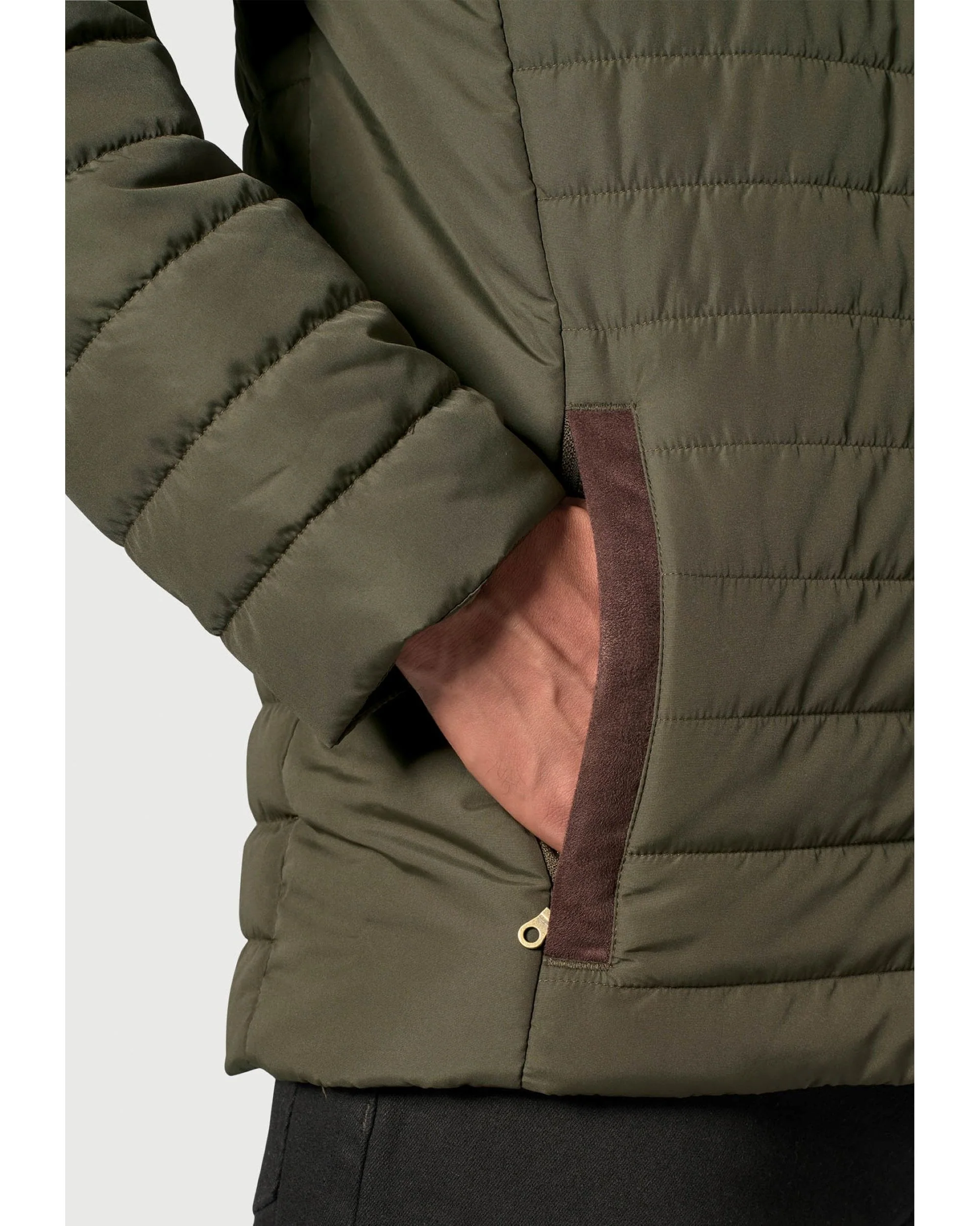 Orlando Quilted Jacket Olive - Image 7