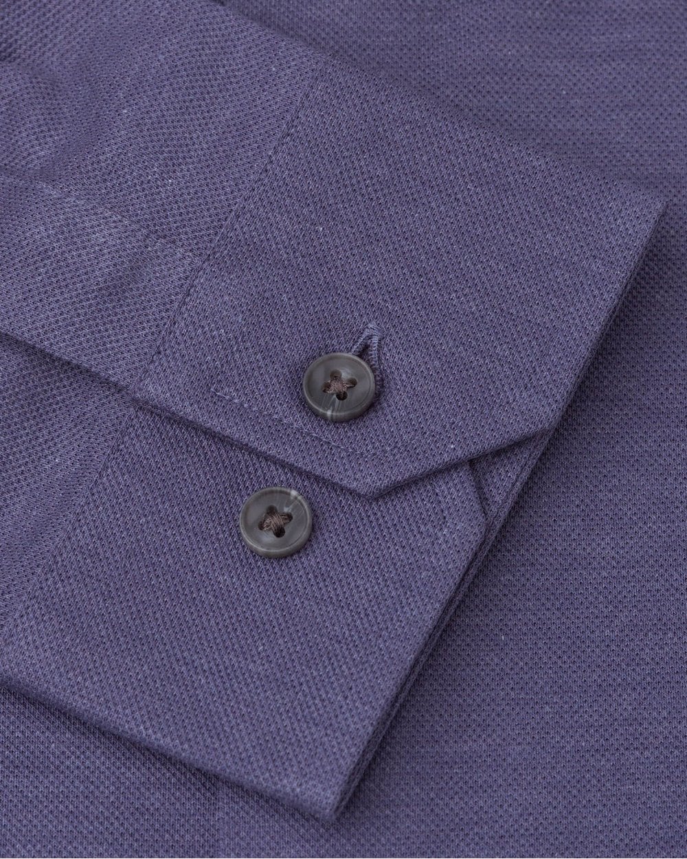 Plain Comfort Stretch Knitted Piqué Shirt - Image 3