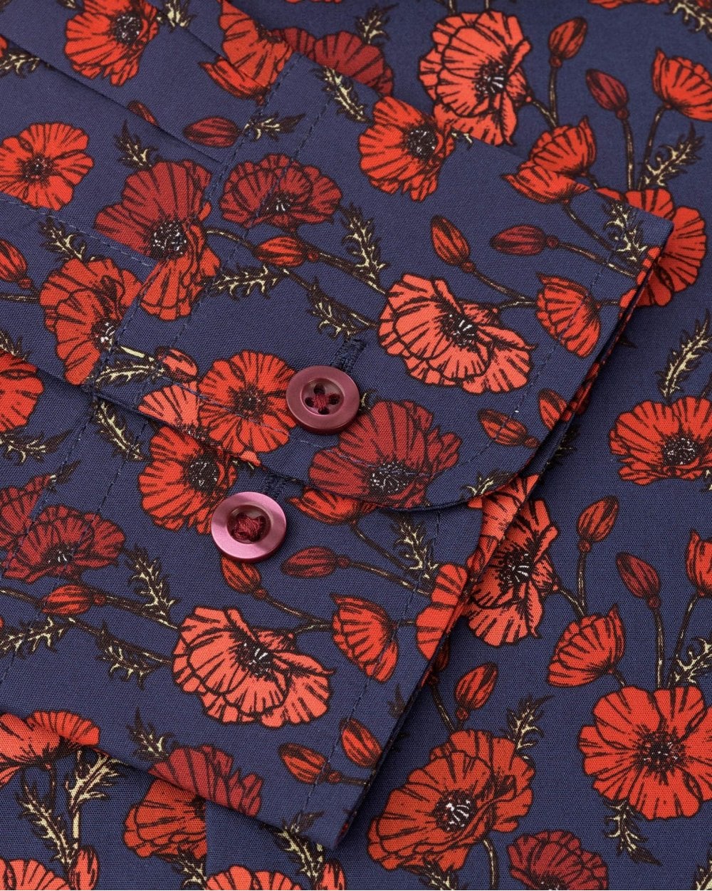 Poppy Print Shirt - Image 3