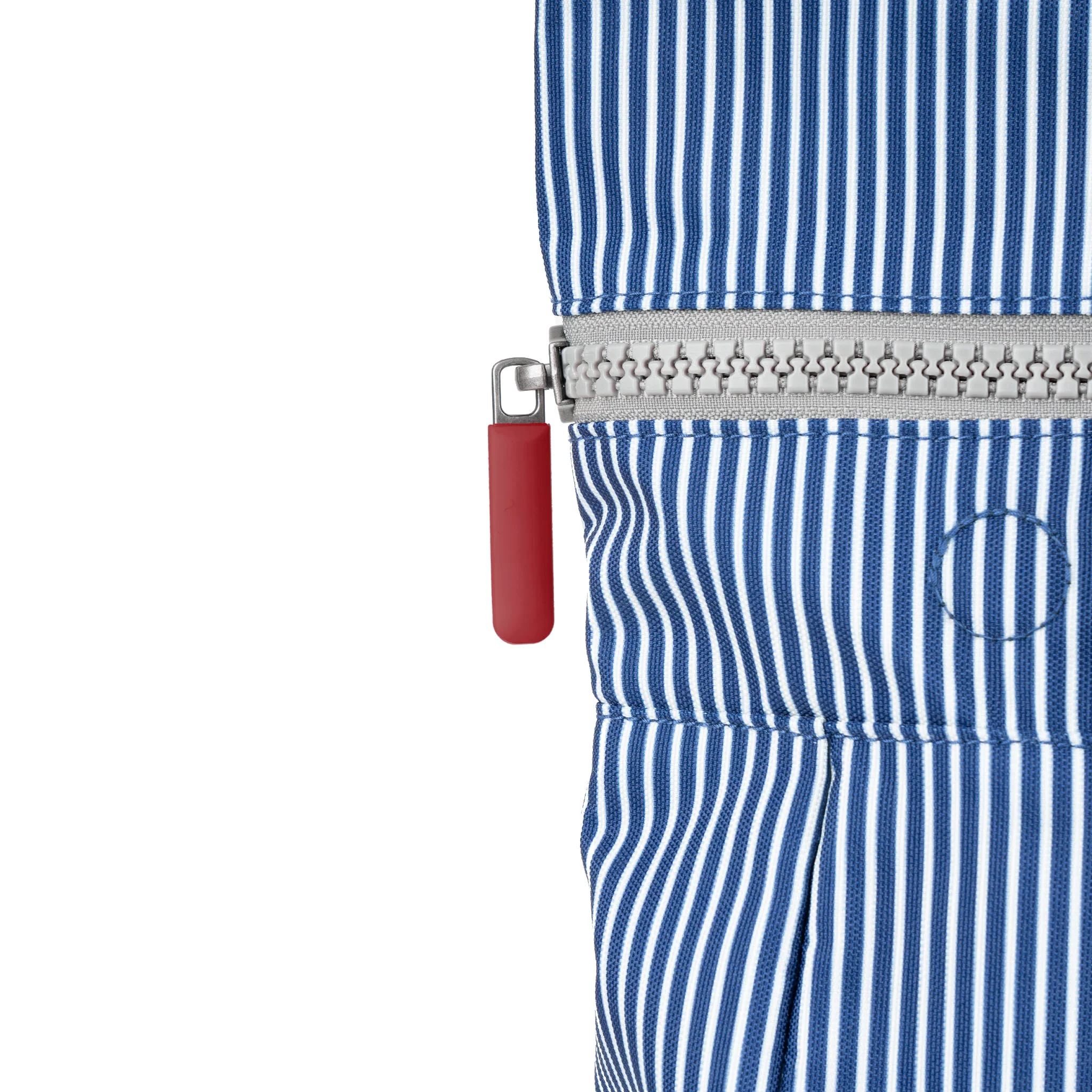 Canfield Medium Backpack in Blue Hickory Canvas - Image 7